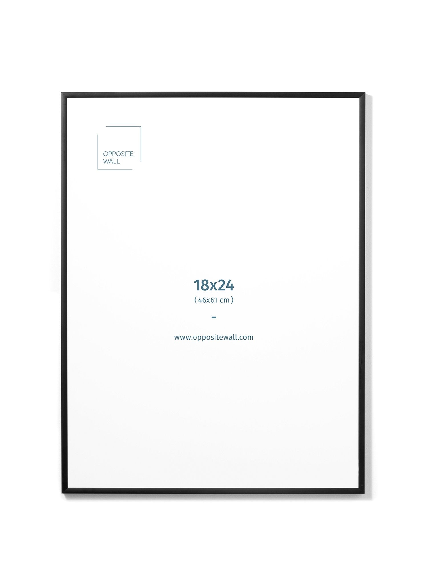 Black Metal Frame, 18x24 in | 46x61 cm