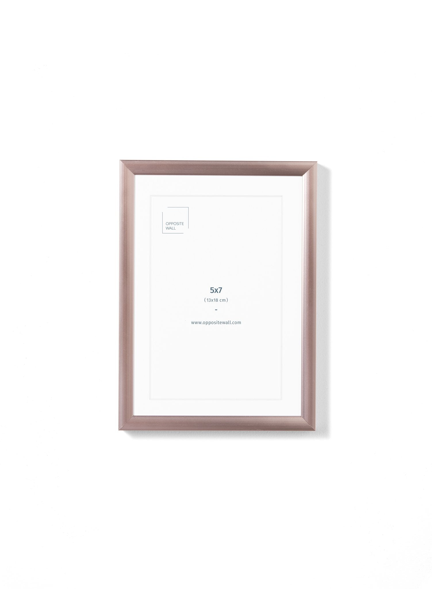 Rose Gold Metal Frame, 5x7 in | 13x18 cm