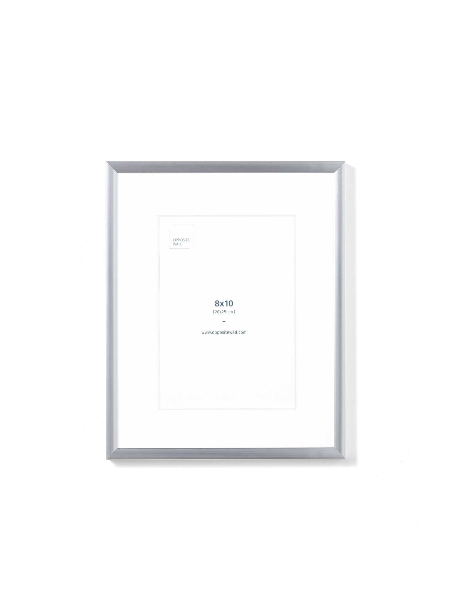 Silver Metal Frame, 8x10 in | 20x25 cm