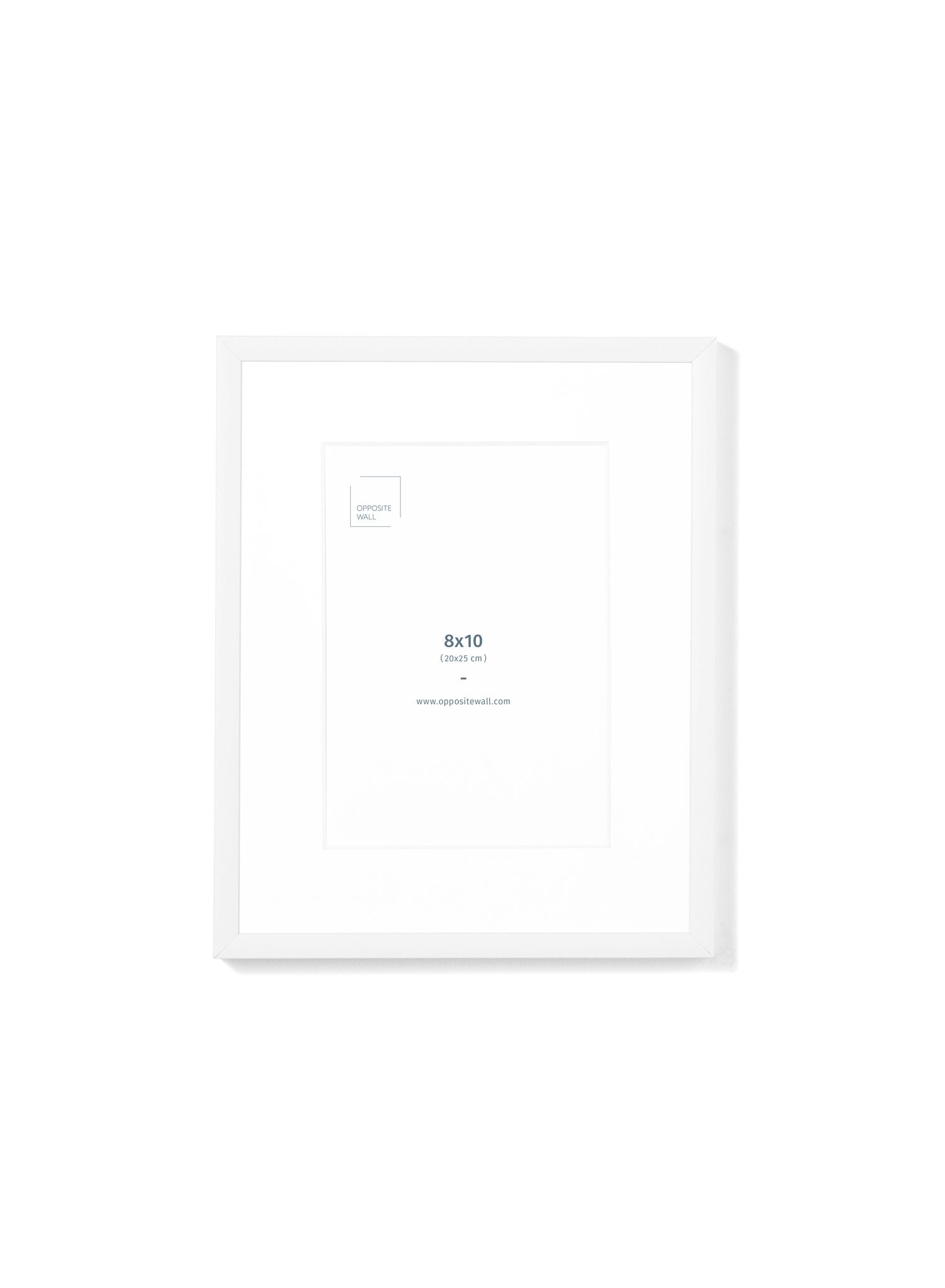 White Metal Frame, 8x10 in | 20x25 cm