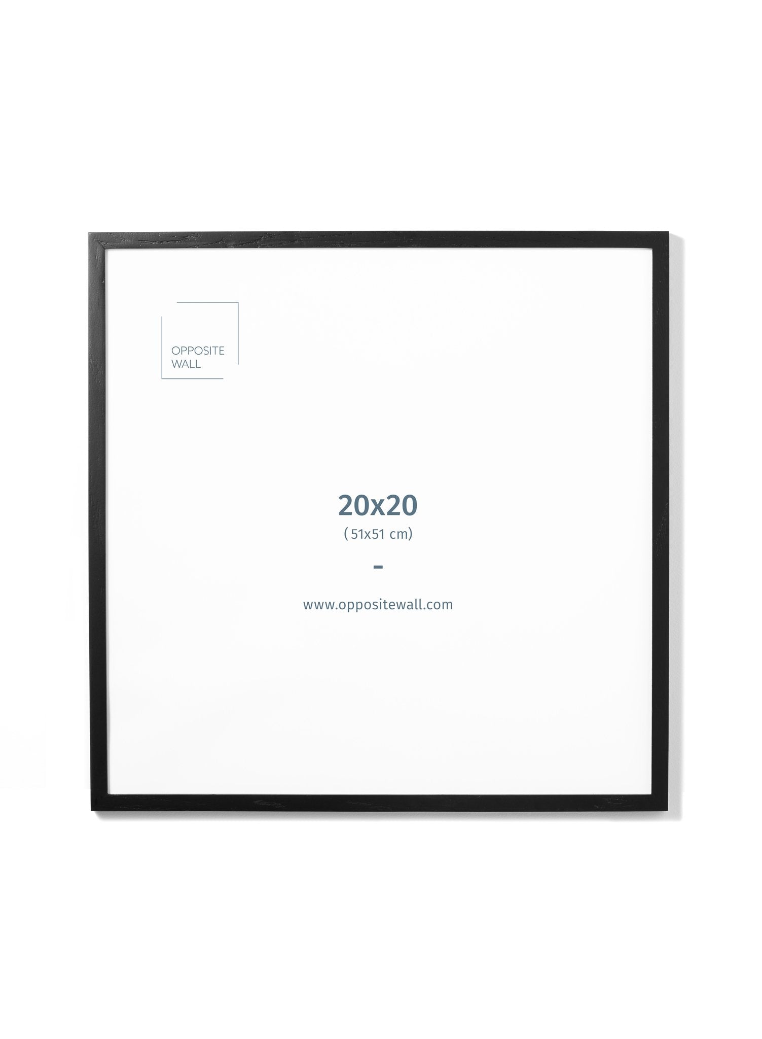 Black Oak Frame, 20x20 in | 51x51 cm