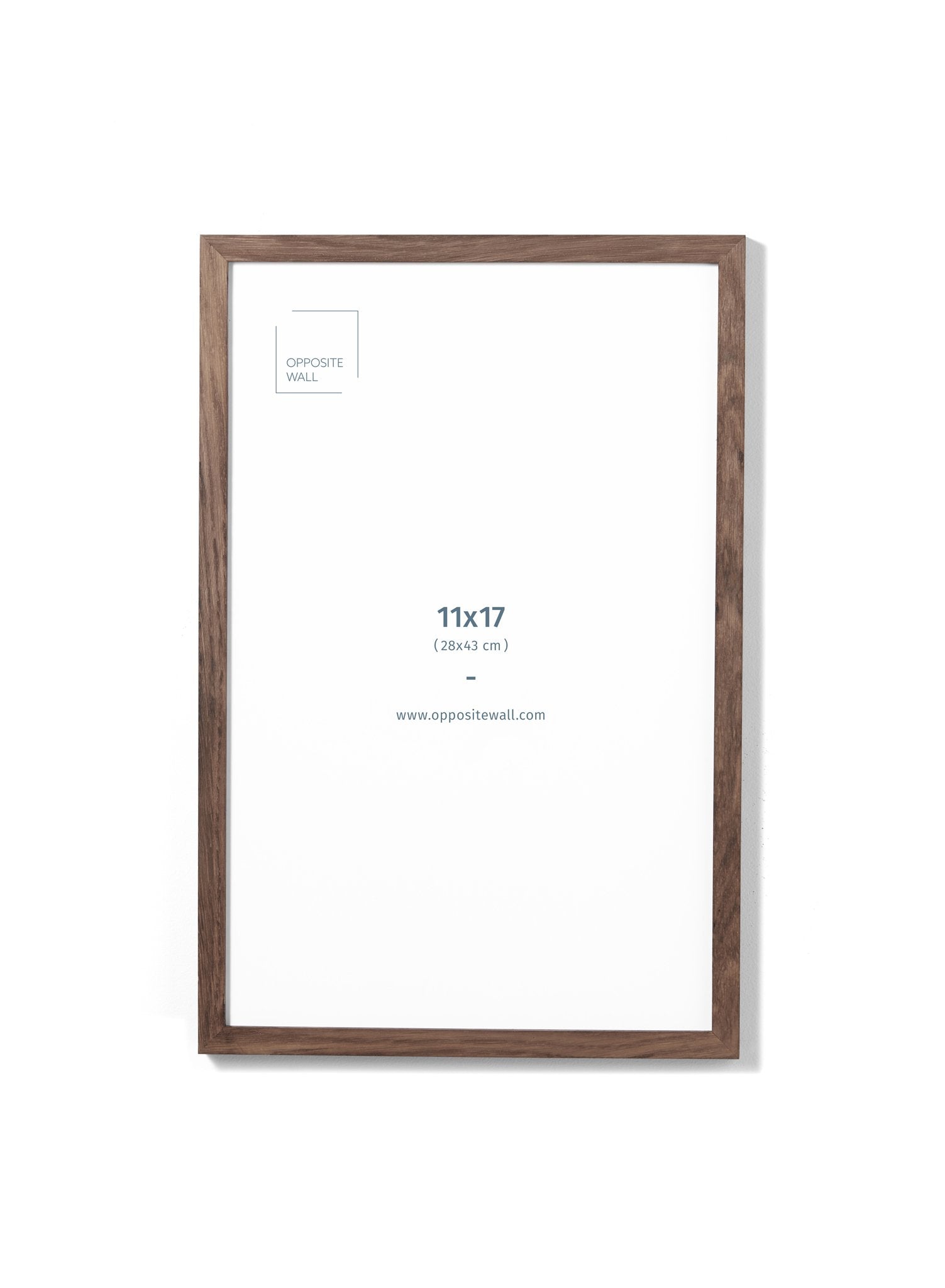 Dark Oak Frame, 11x17 in | 28x43 cm