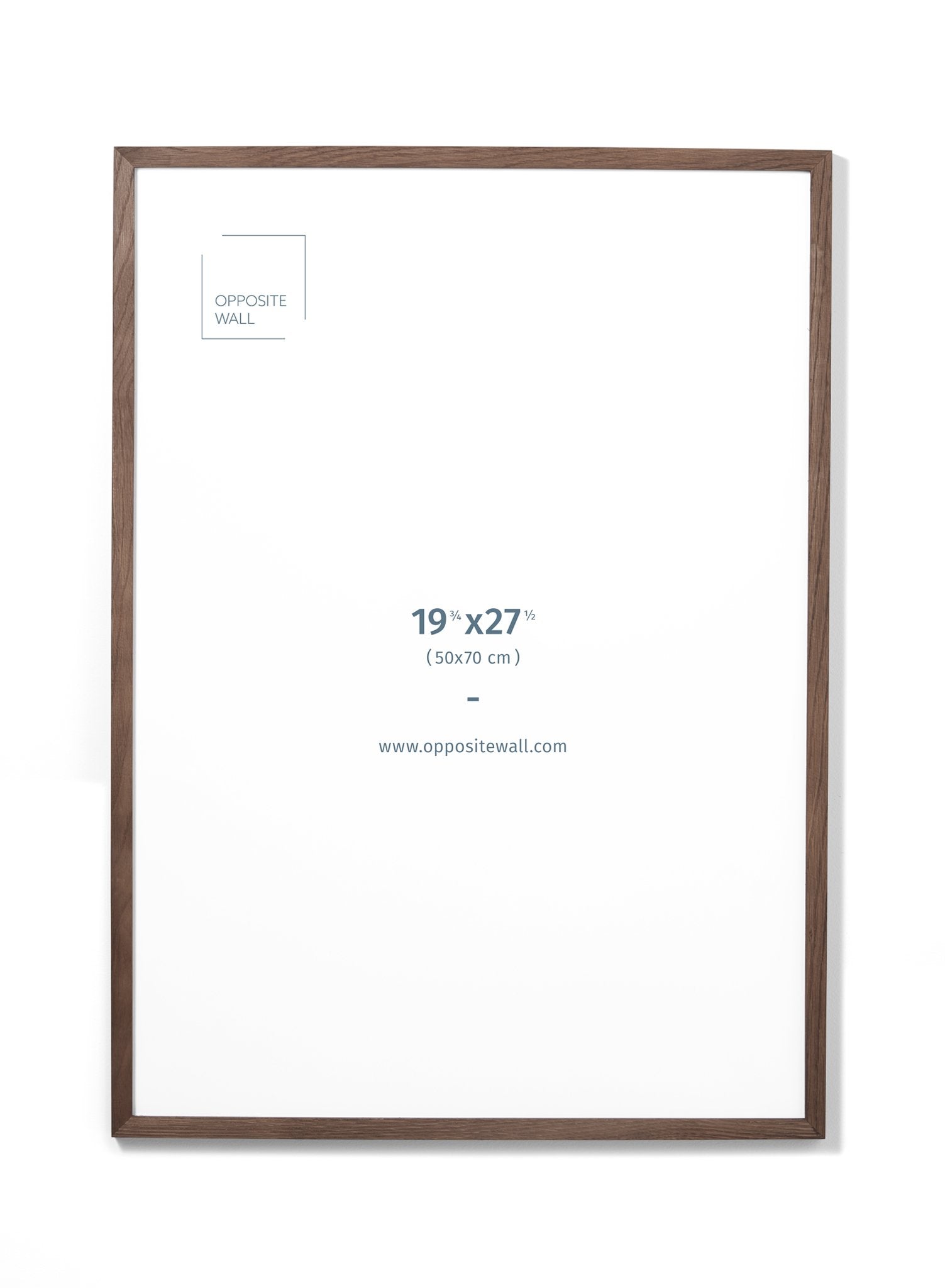 Dark Oak Frame, 19¾x27½ in | 50x70 cm