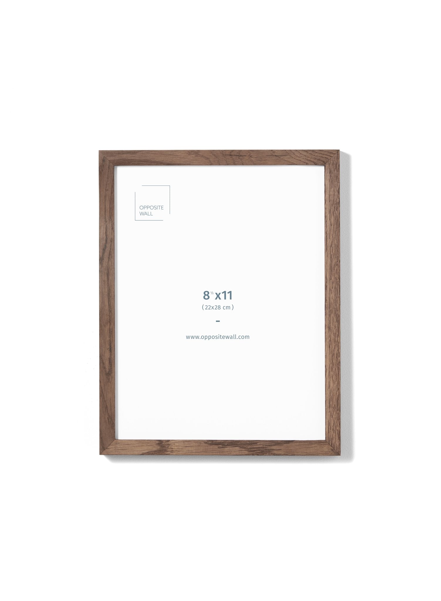 Dark Oak Frame, 8.5x11 in | 22x28 cm