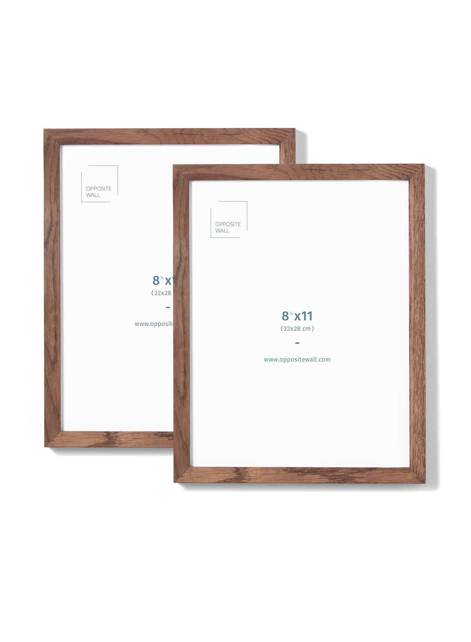 Dark Oak Frame (2 Pack), 8.5x11 in | 22x28 cm