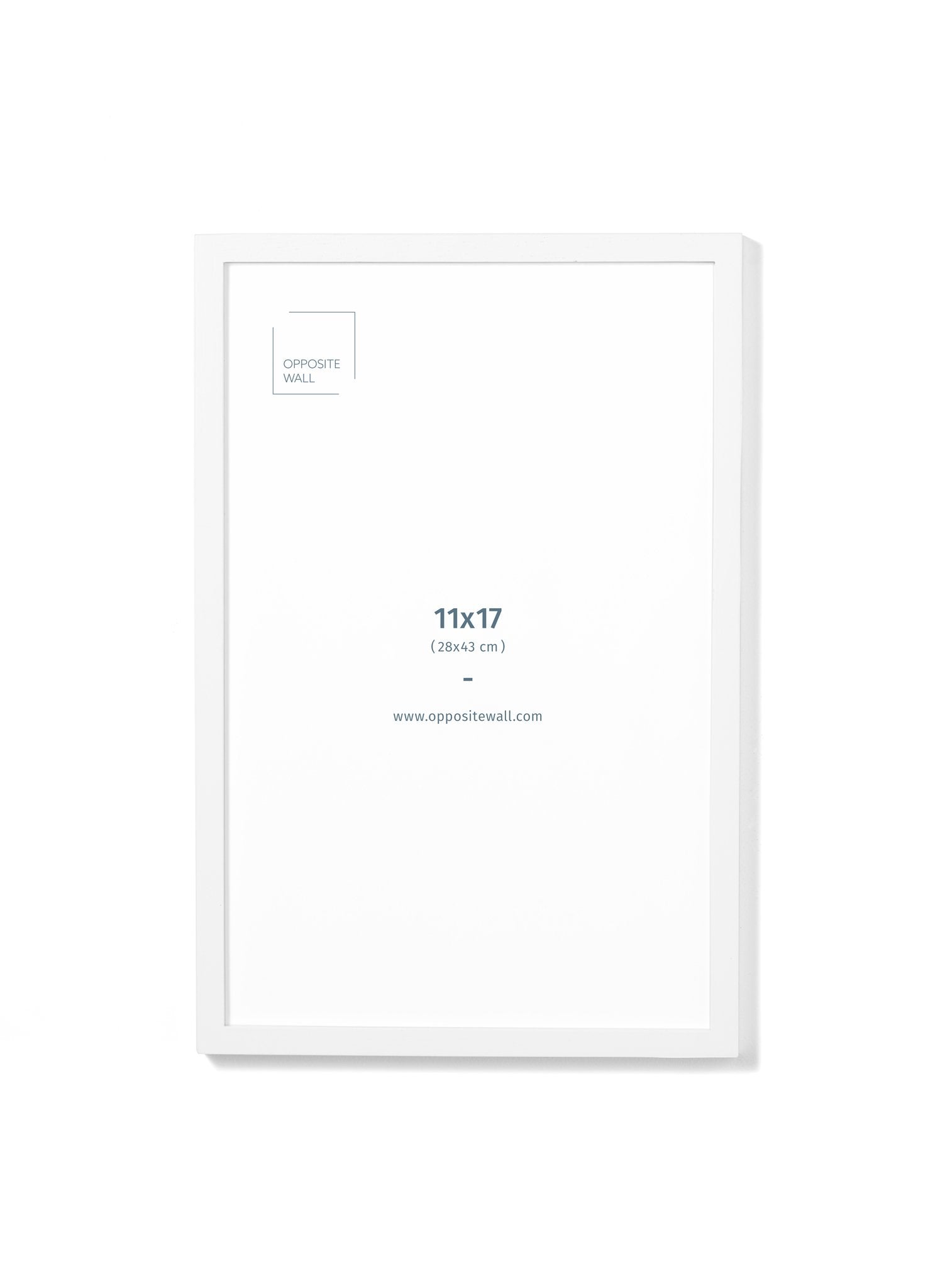 White Oak Frame, 11x17 in | 28x43 cm