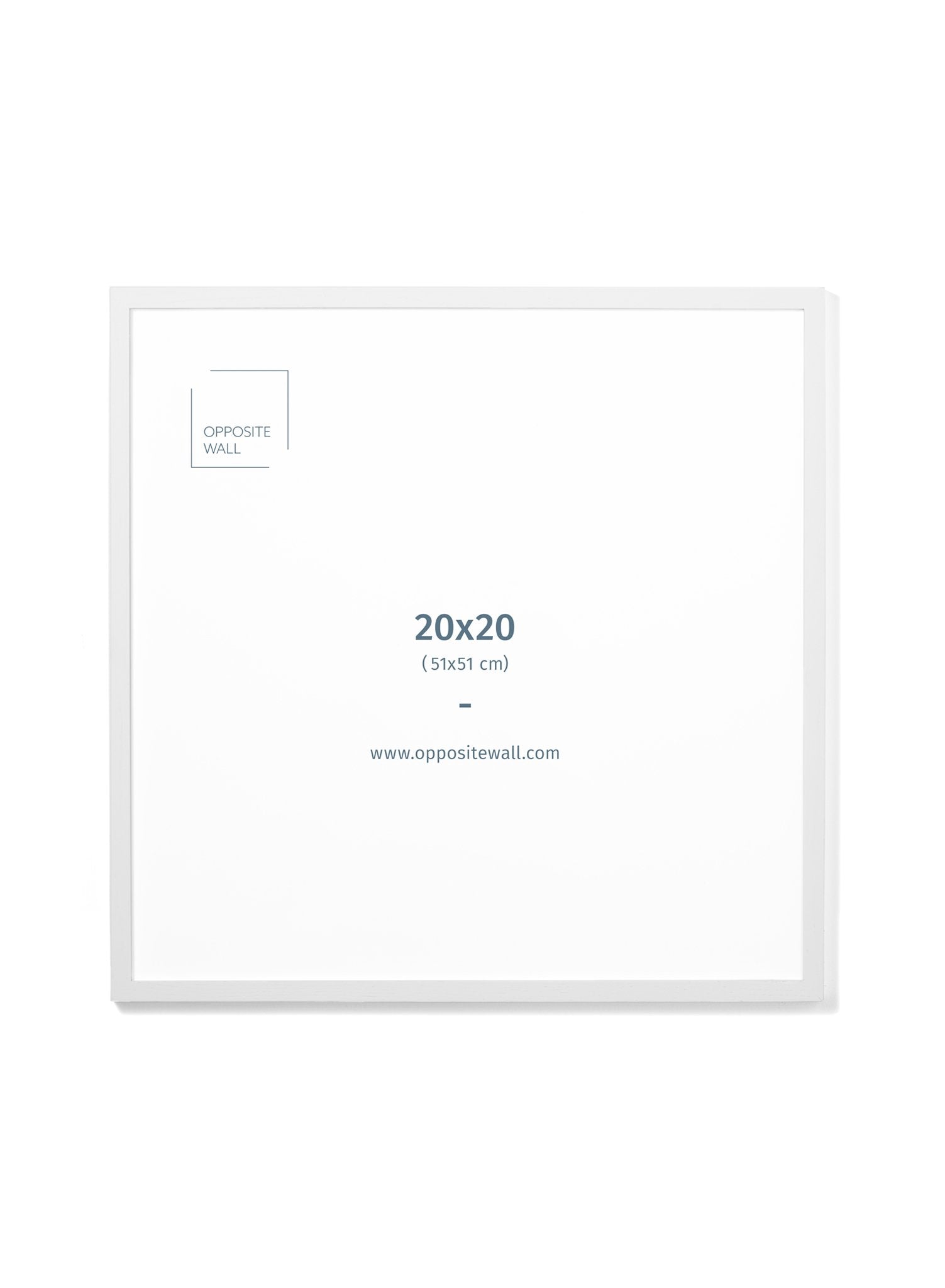 White Oak Frame, 20x20 in | 51x51 cm