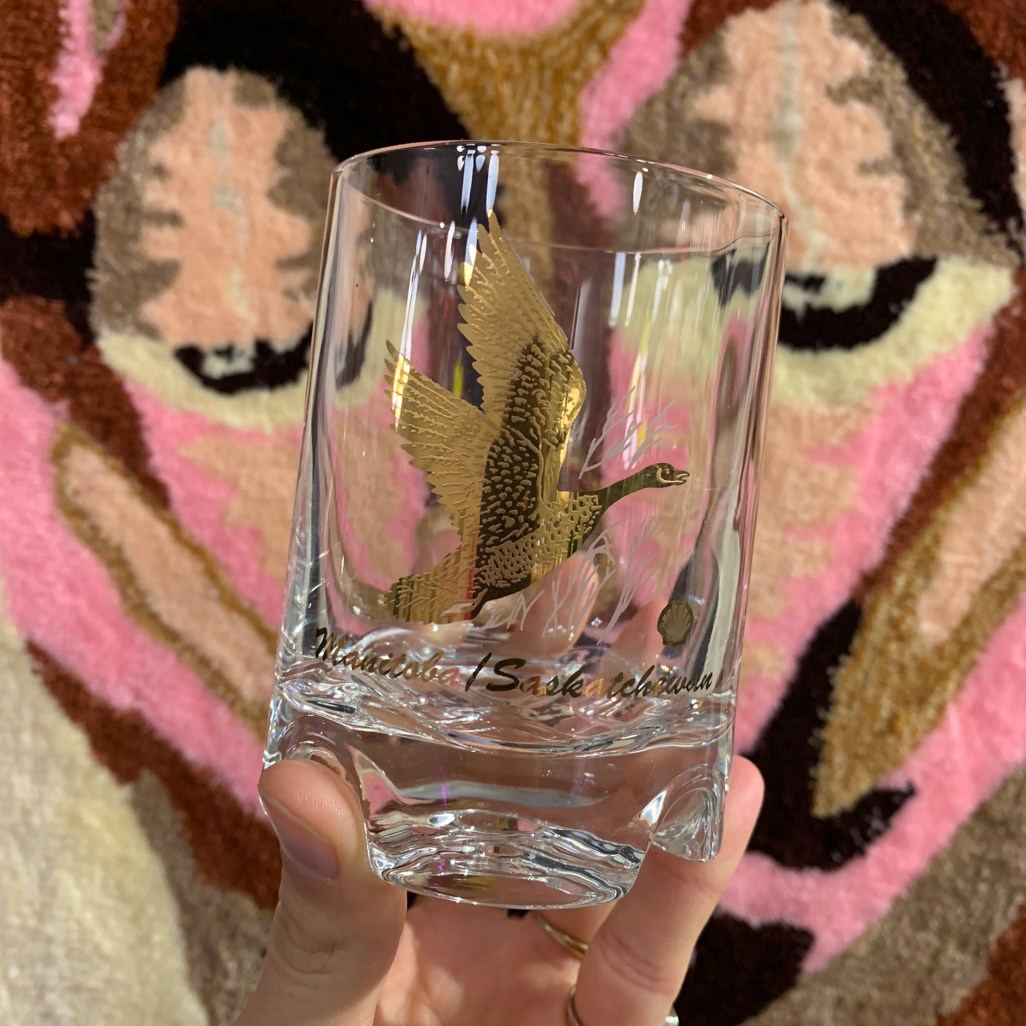 Gold Duck Glass