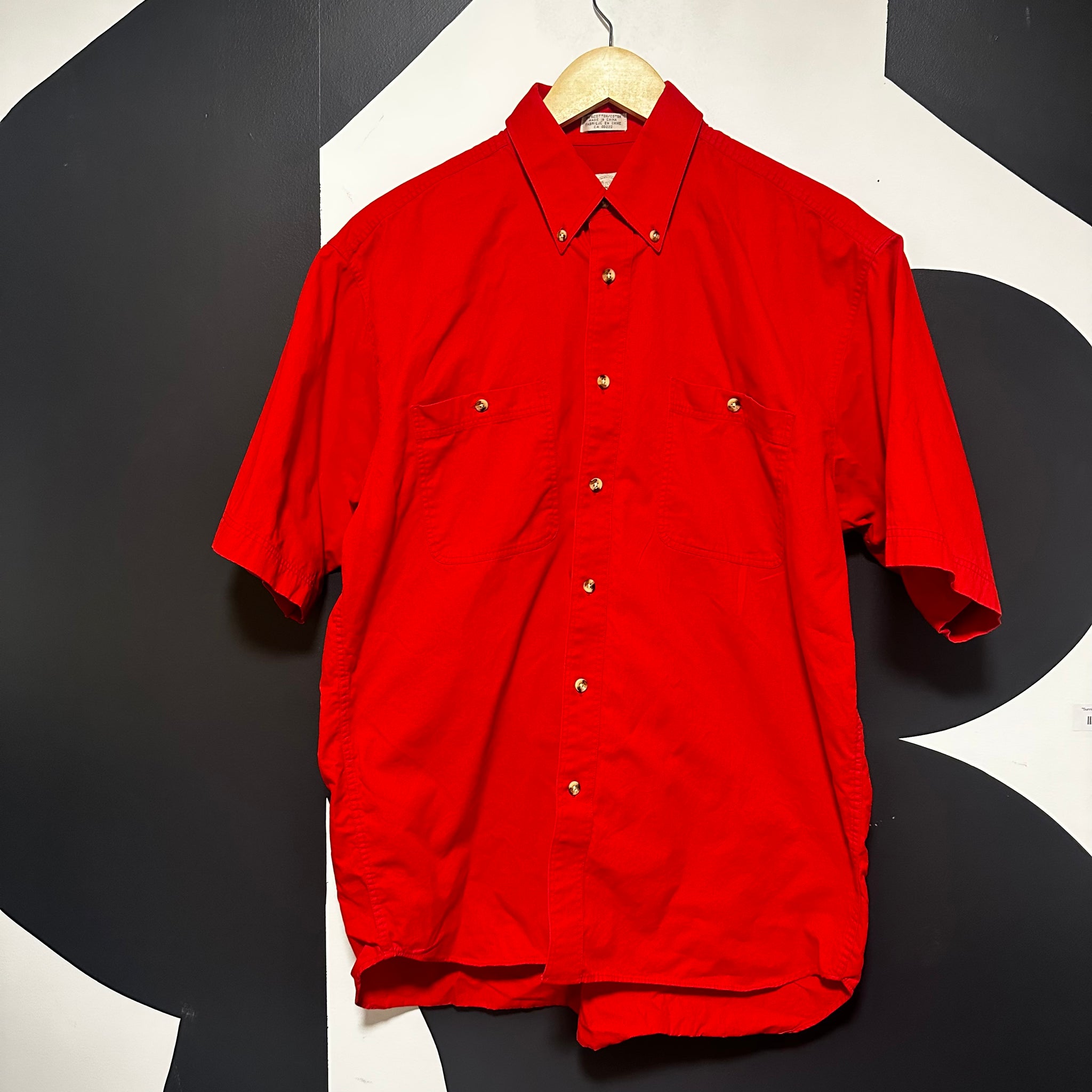 Red Button-up| XL