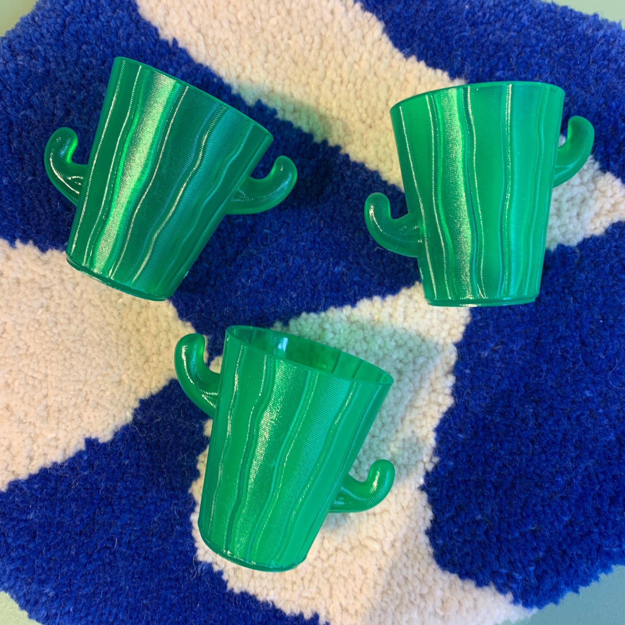 Cactus Shot Glasses- Set of 3