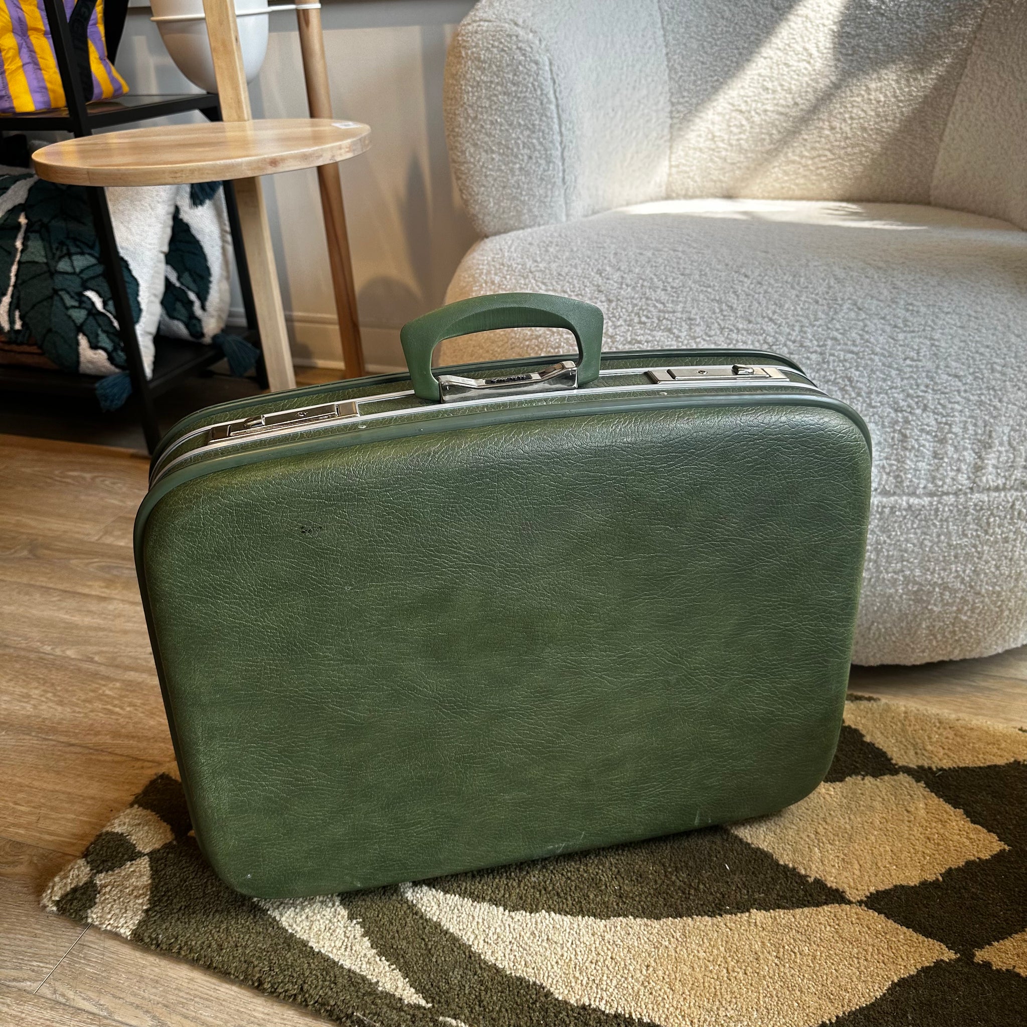 Olive Green Suitcase