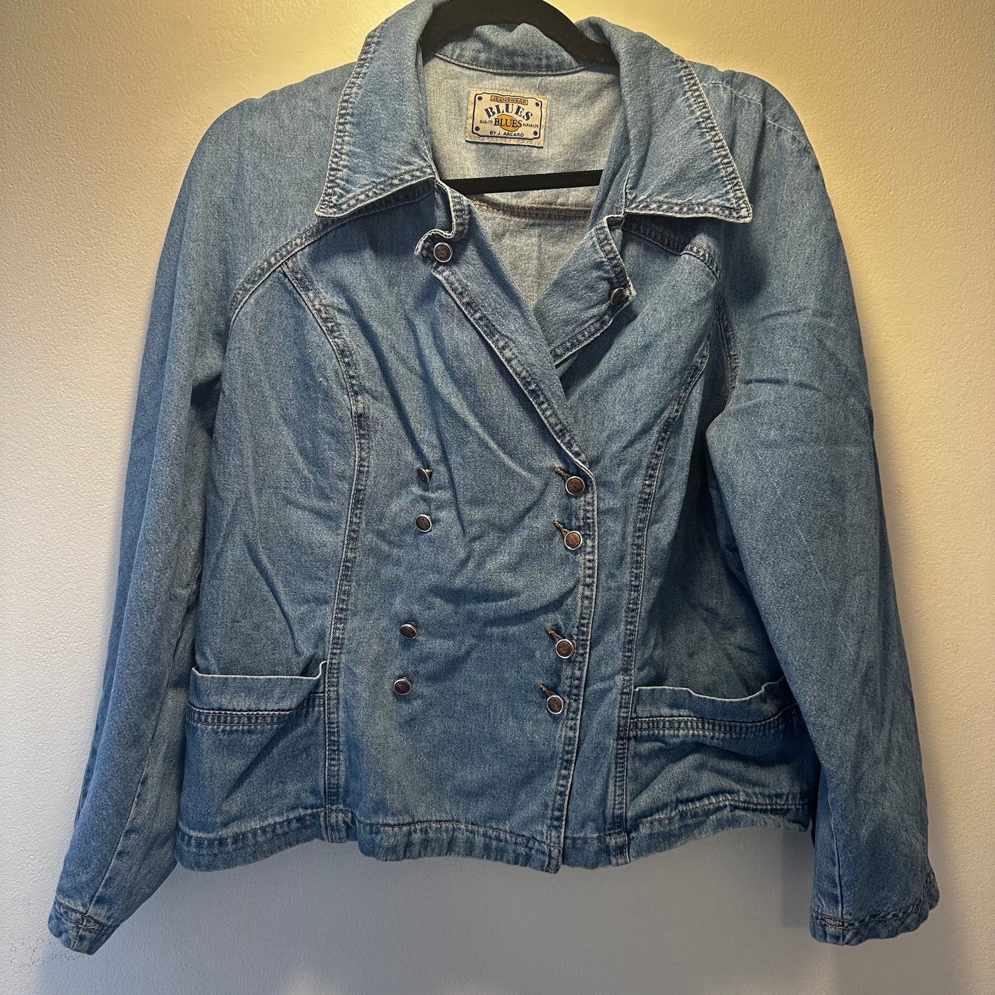 Denim Double Breasted Jacket- M/L