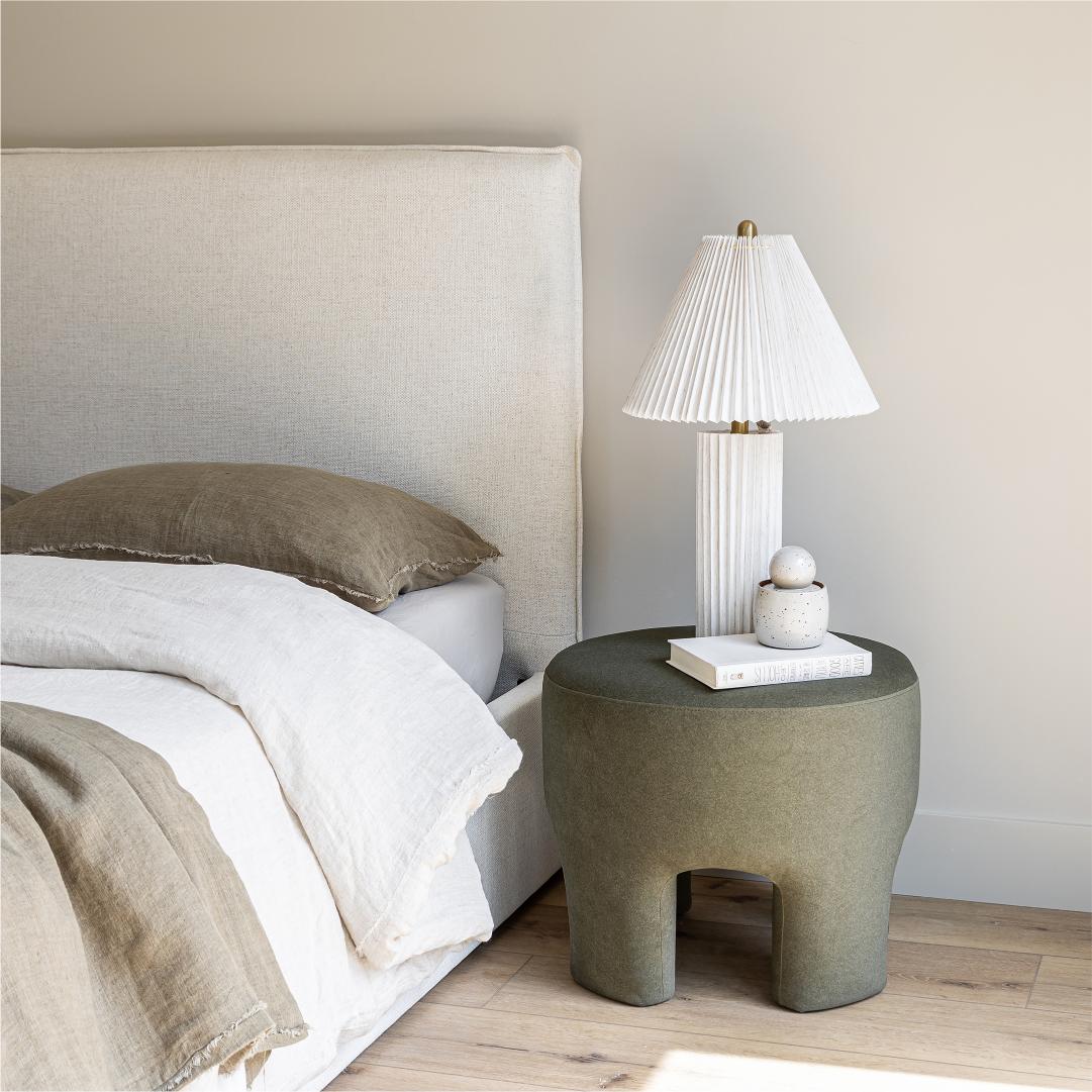 Julia Queen Bed - Cream