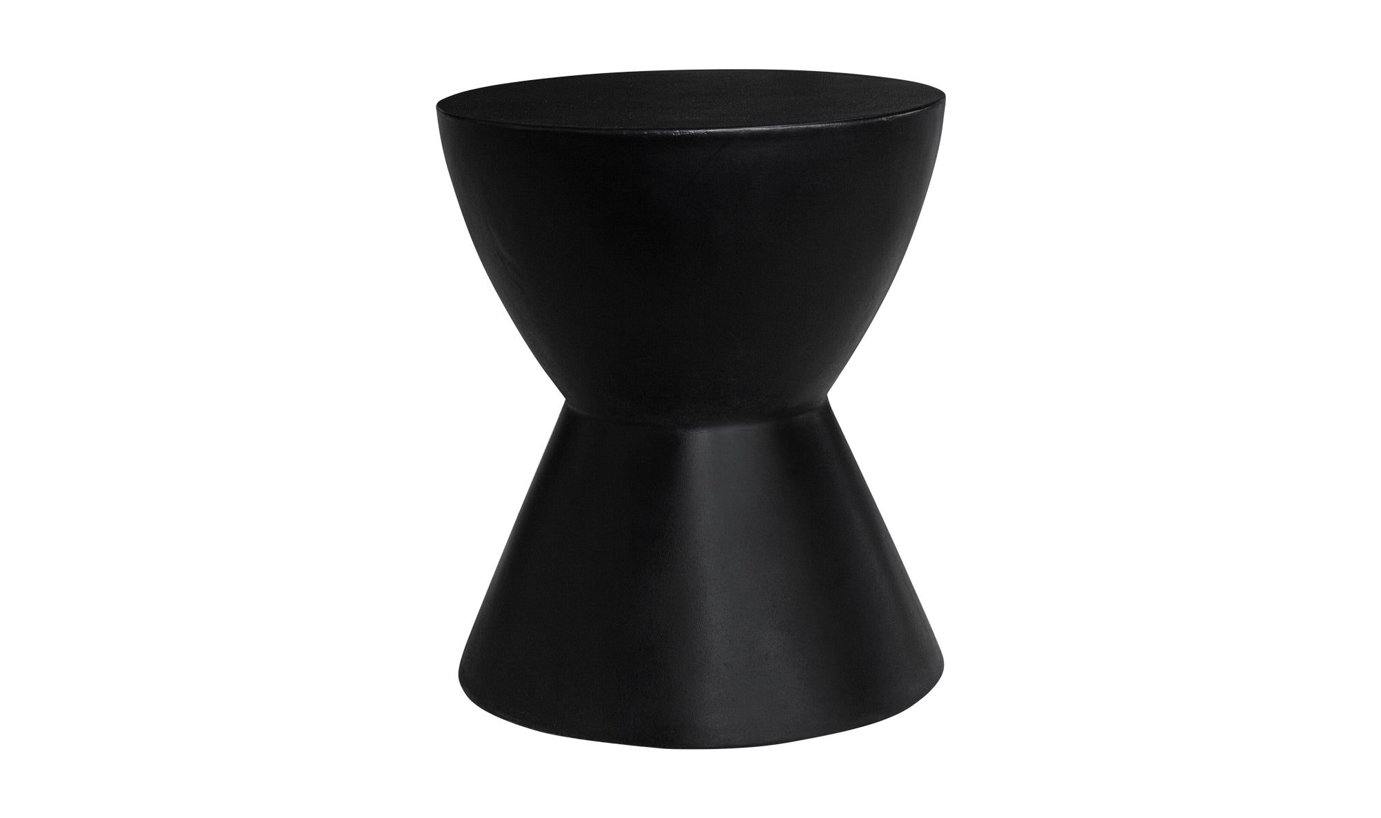 Hourglass Stool- Black