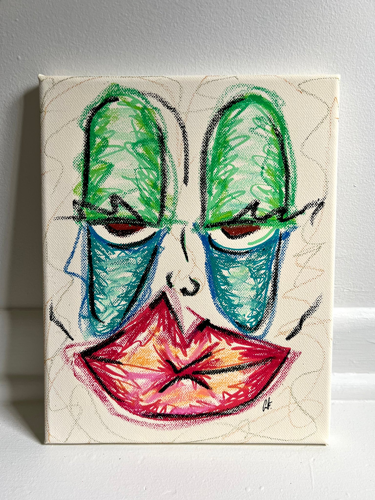 “Visage 4” by Abriana Fortugno