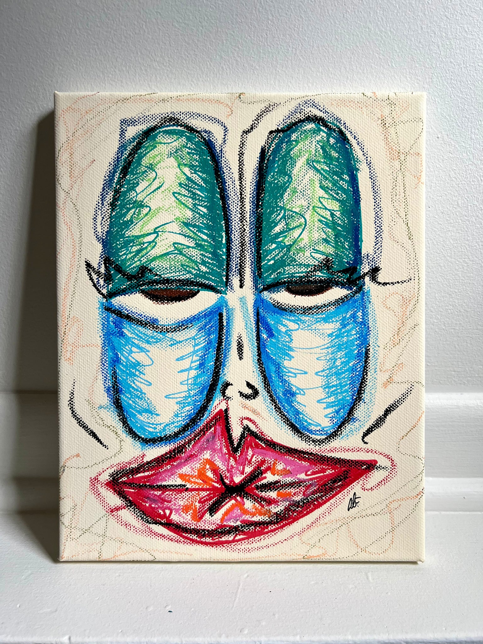 “Visage 1” by Abriana Fortugno