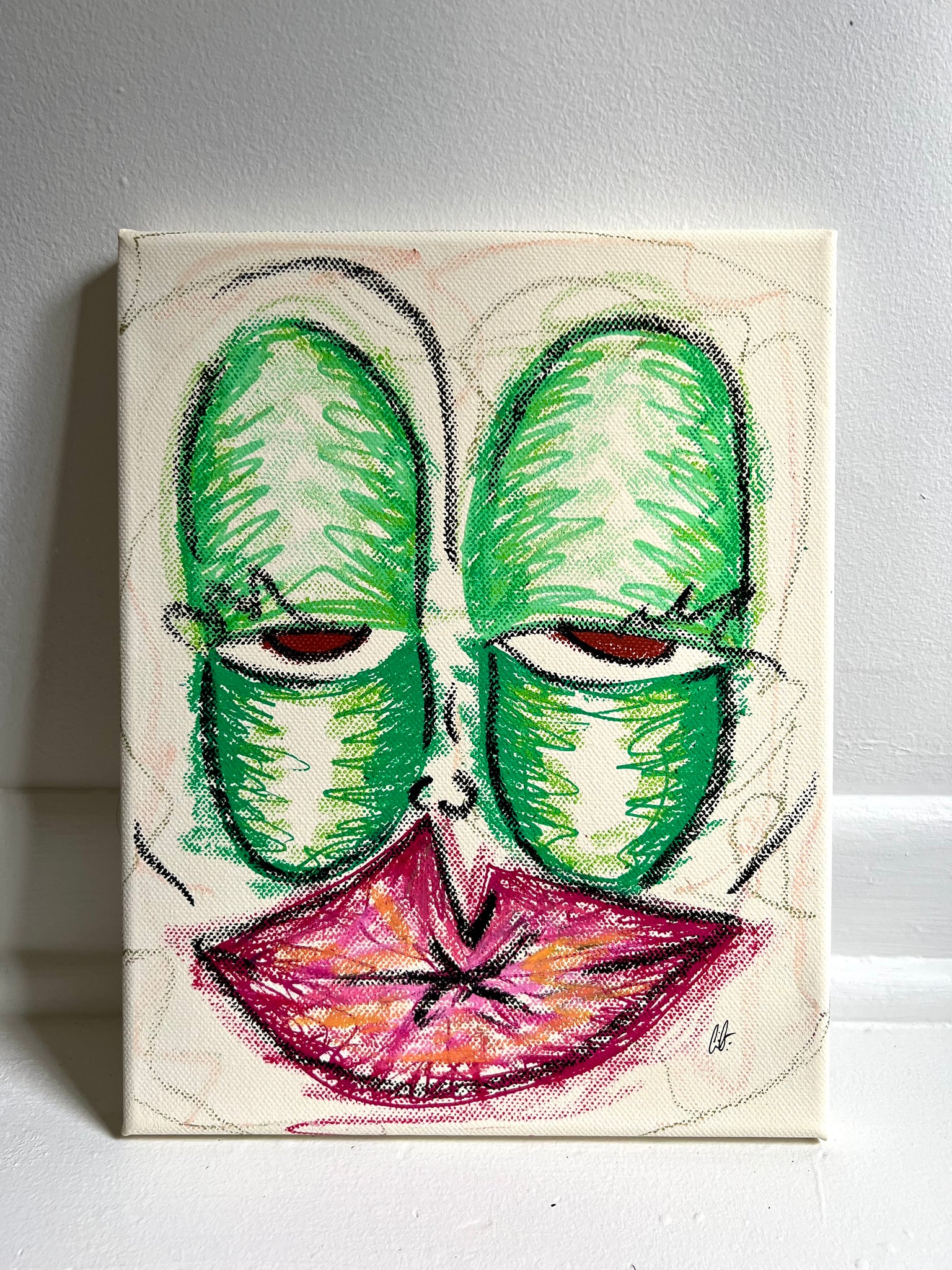 “Visage 5” by Abriana Fortugno