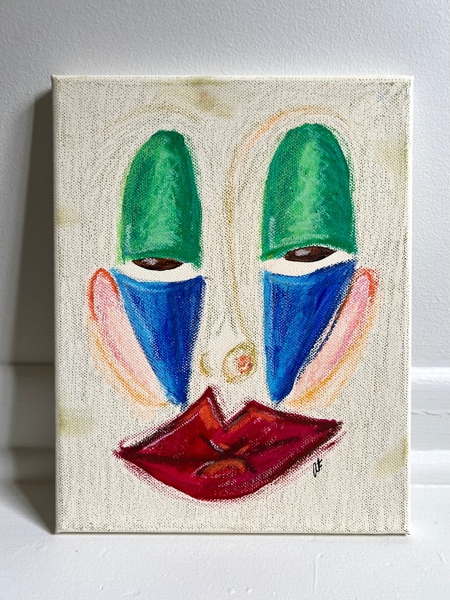 “Visage 9” by Abriana Fortugno