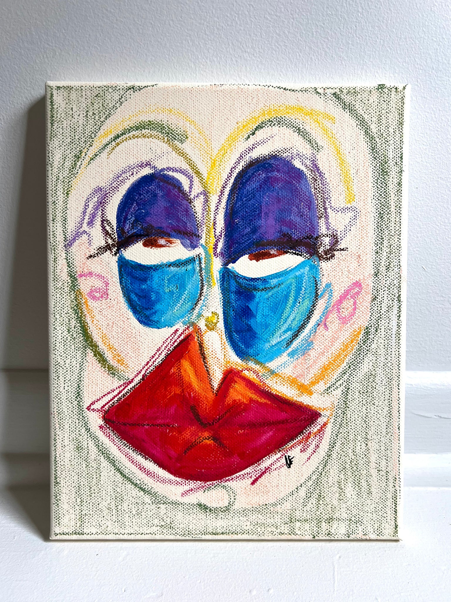 “Visage 8” by Abriana Fortugno