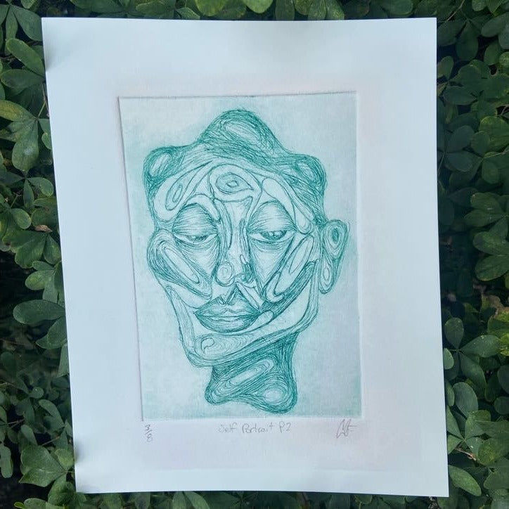 "Self Portrait" (3/8) Print by Abby By Abriana