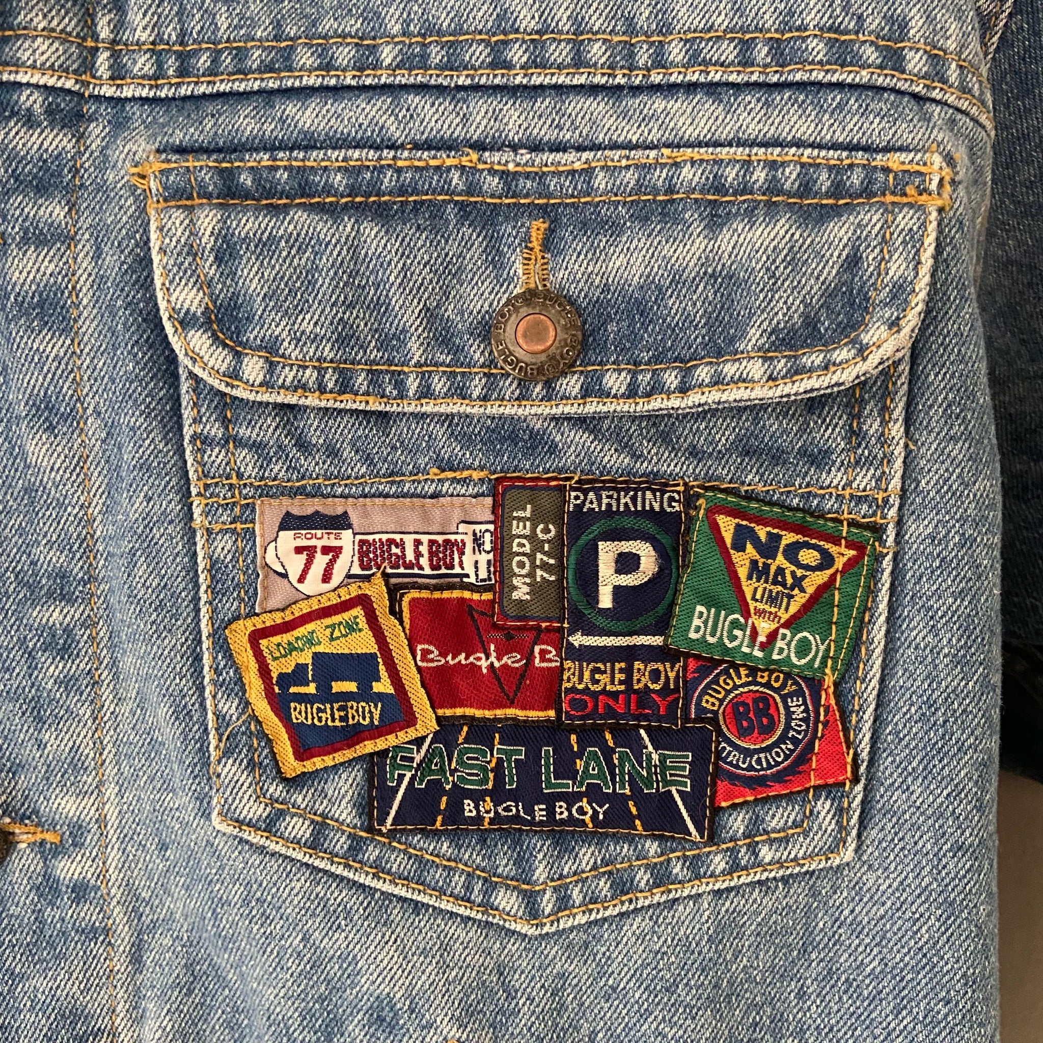 Bugle Boy Denim Jacket- L