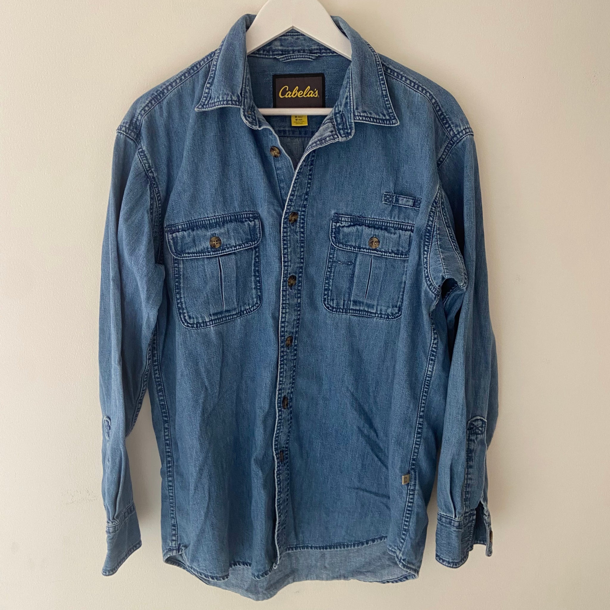 Cabela's Denim Button-up- M