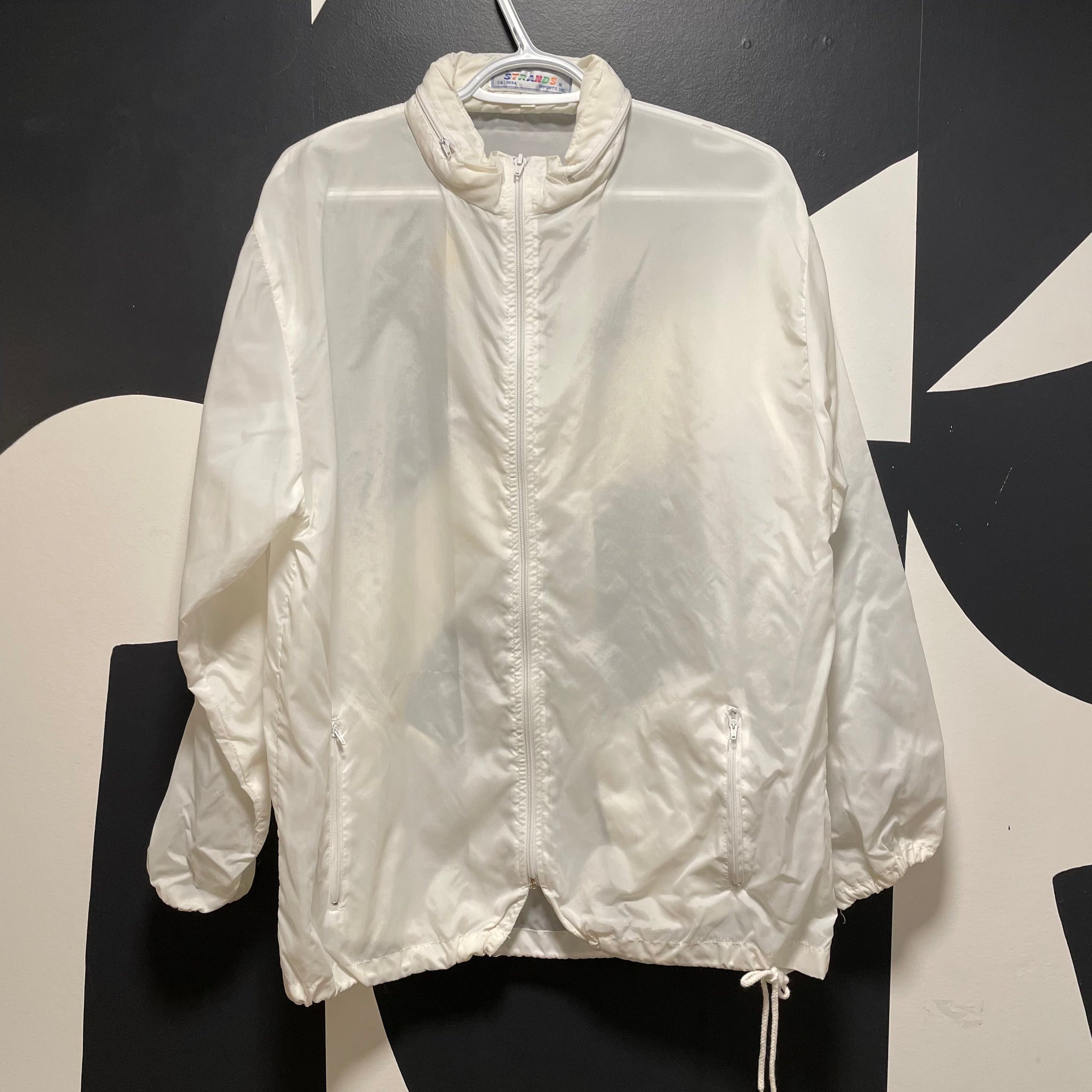 White Nylon Jacket | L