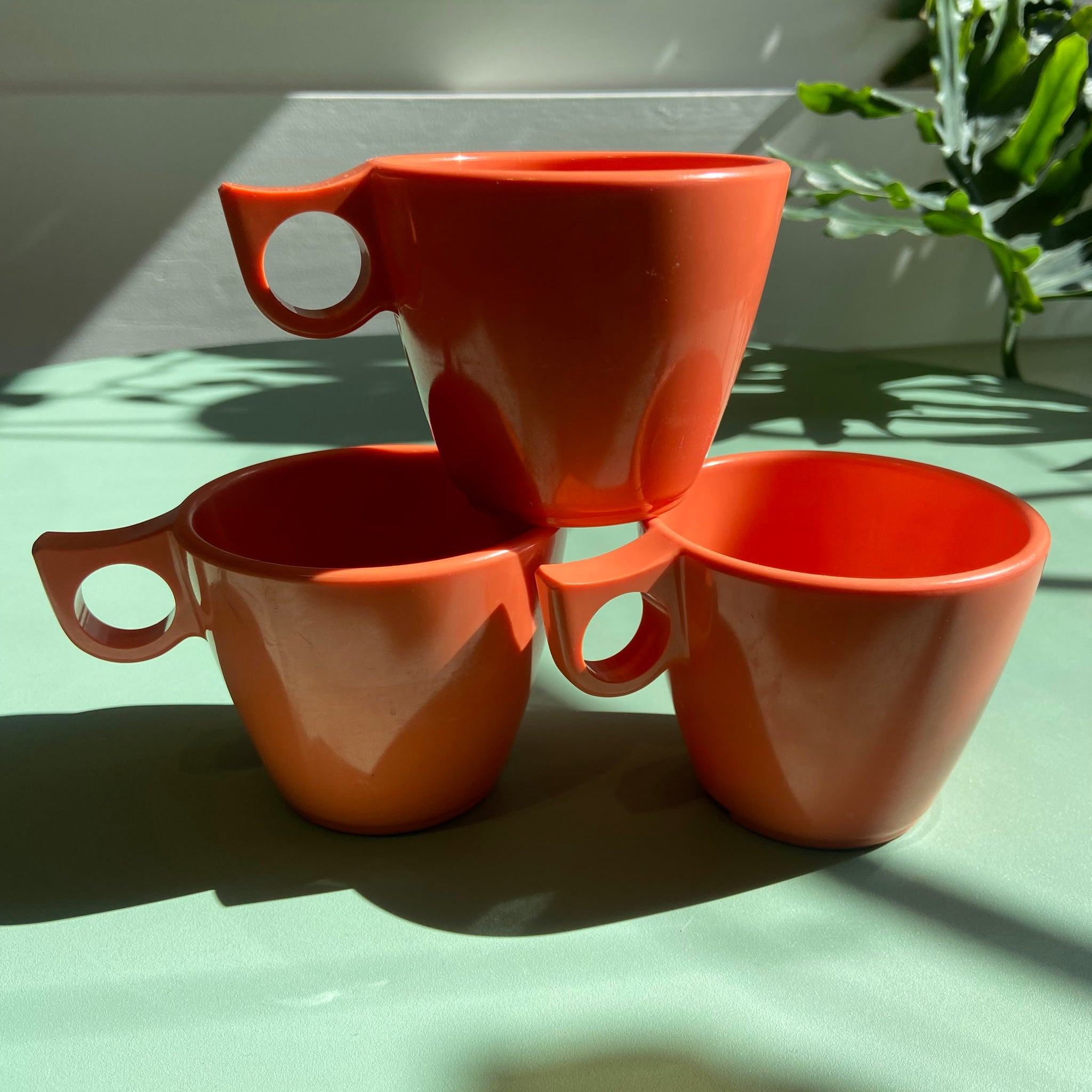 Tangerine Mugs (Set of 3)