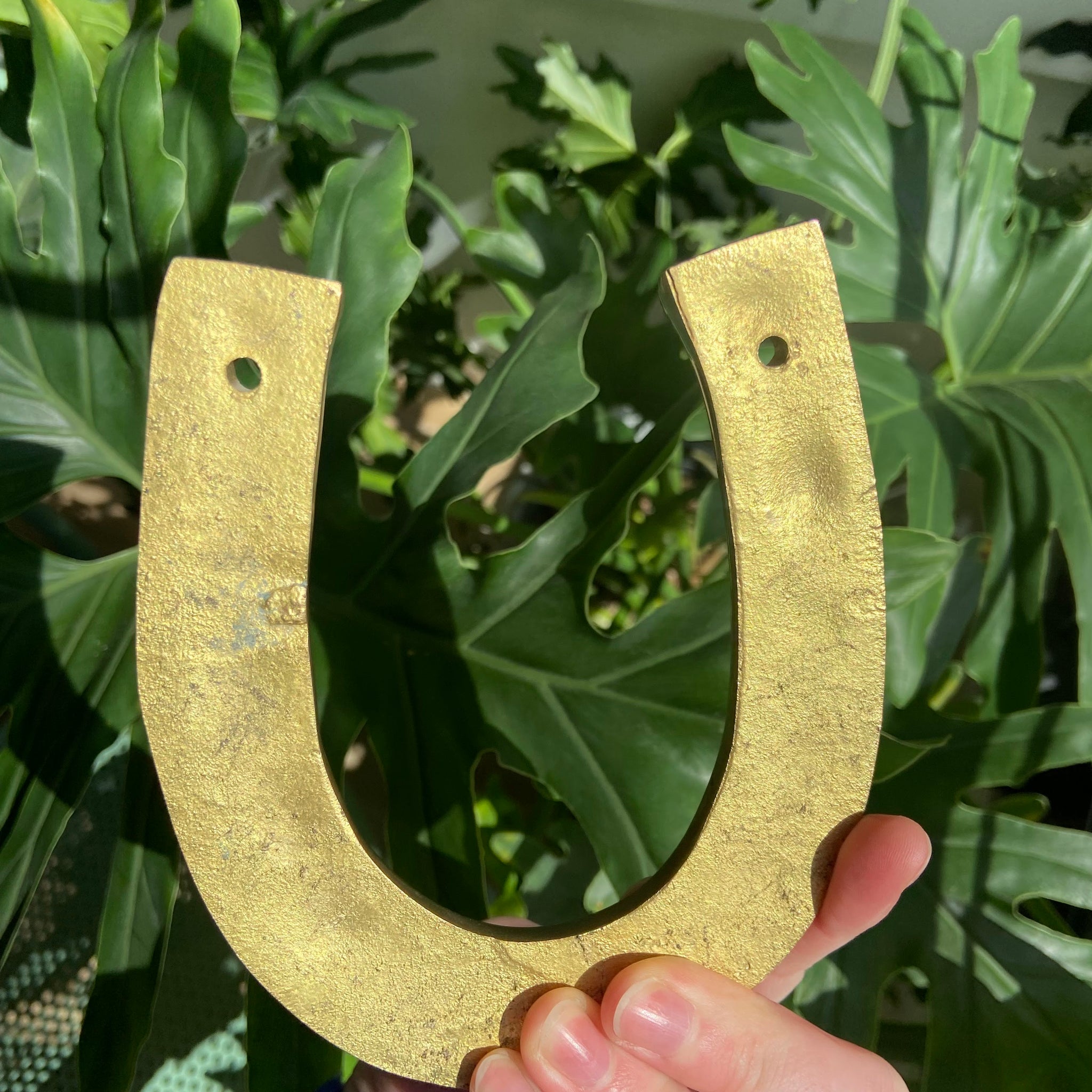 Gold Horseshoe Hanger