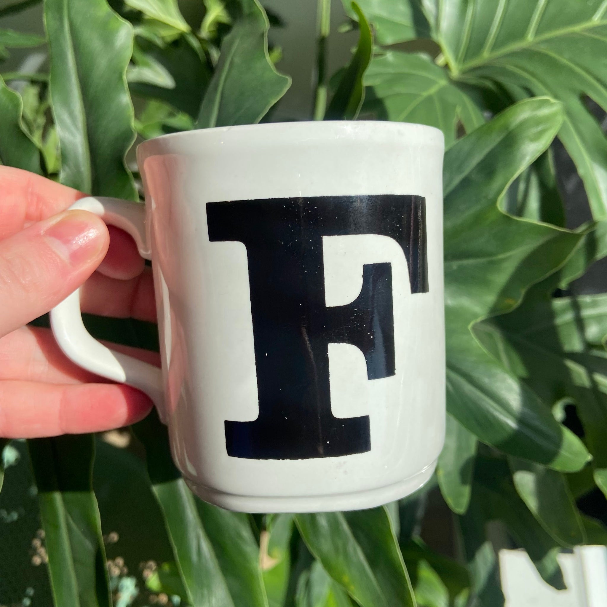 "F" Coffee Mug