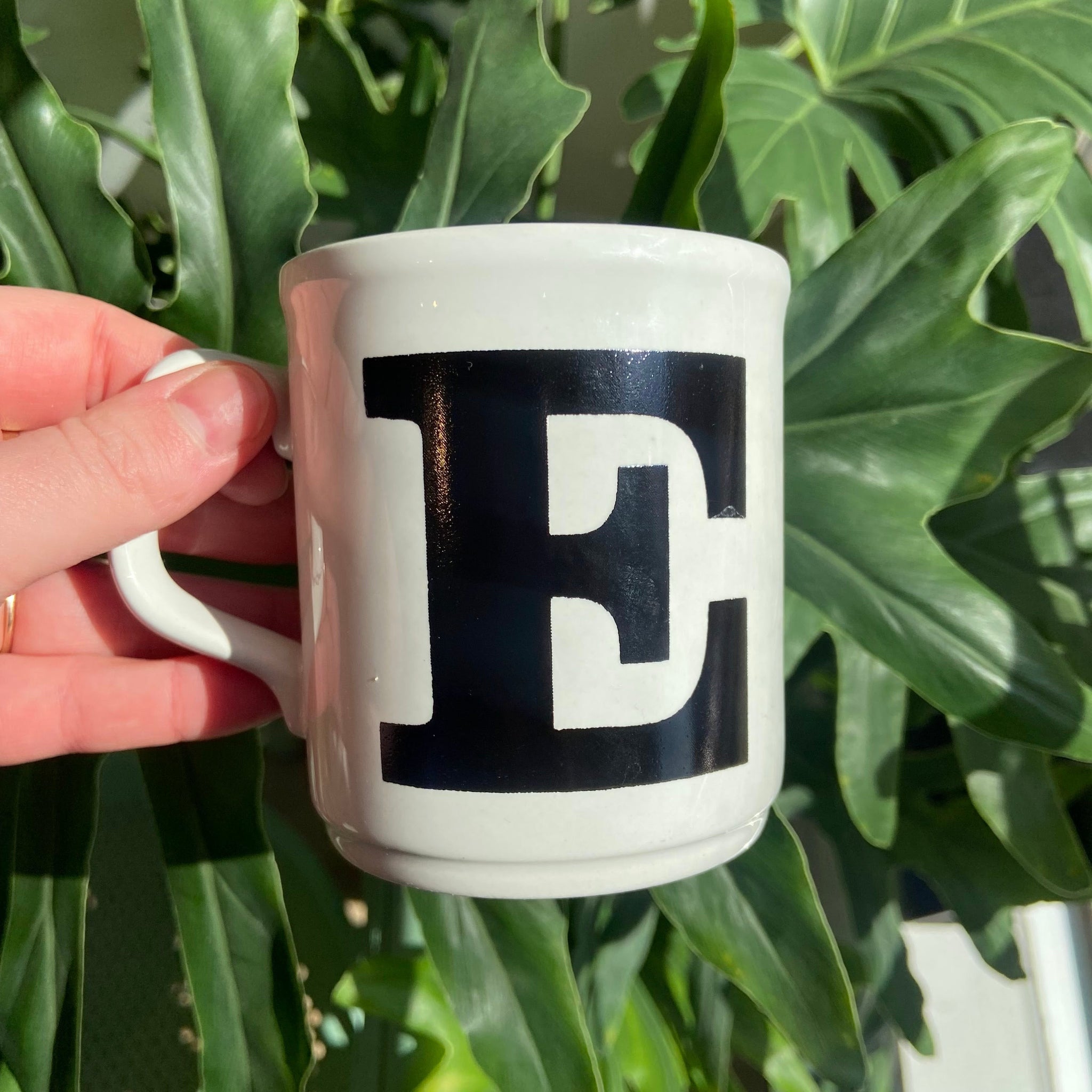 "E" Coffee Mug