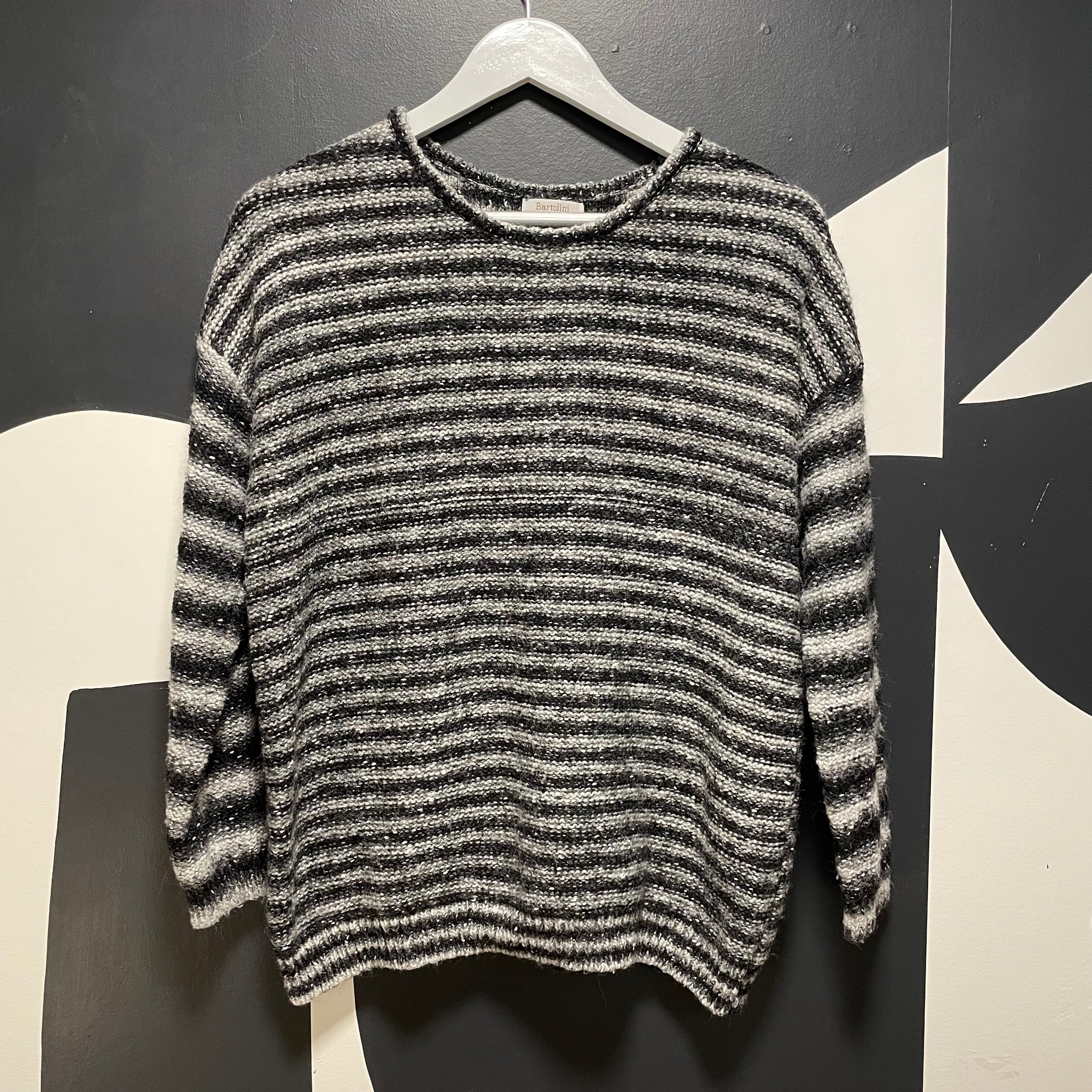 Striped Grey Knit | S