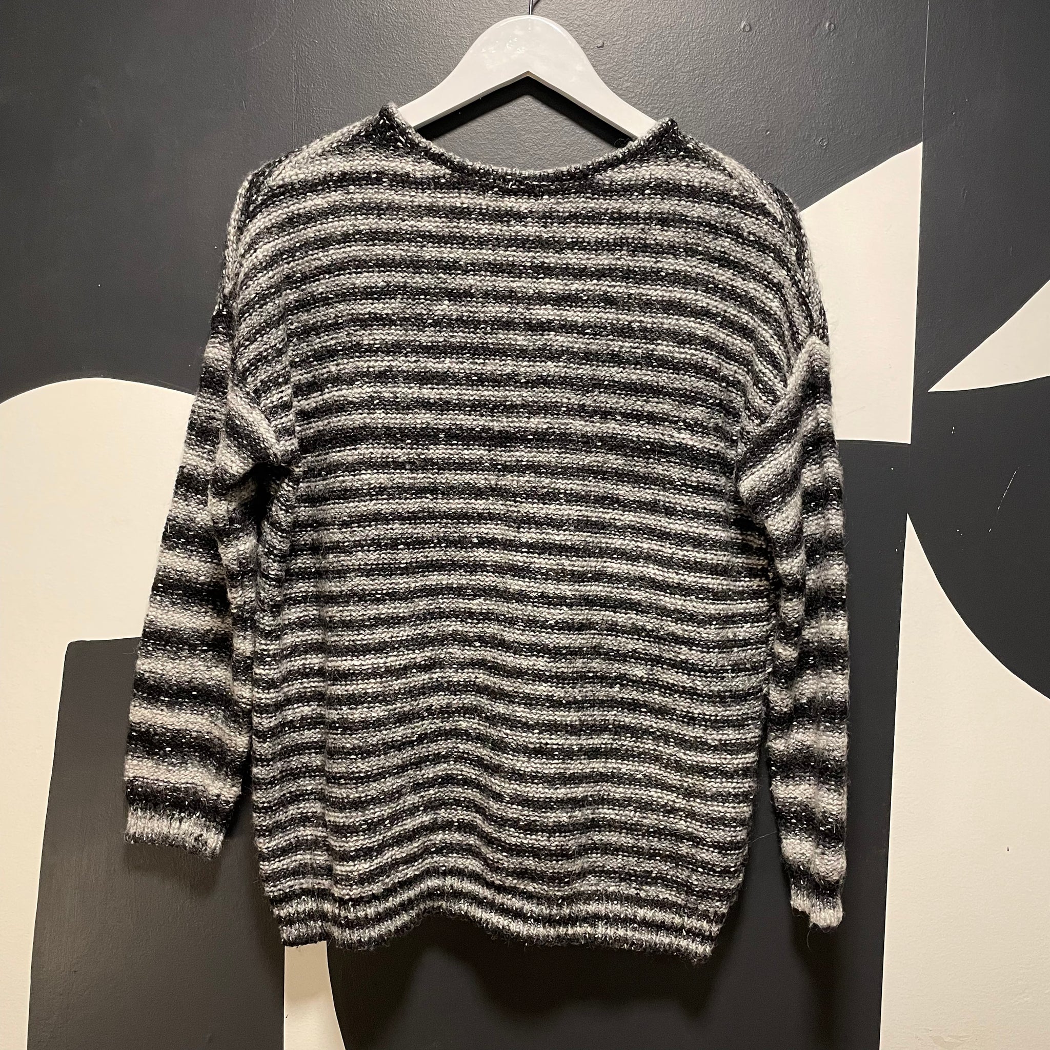 Striped Grey Knit | S