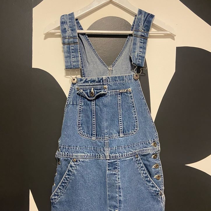 IKEDA Denim Carpenter Overalls- M