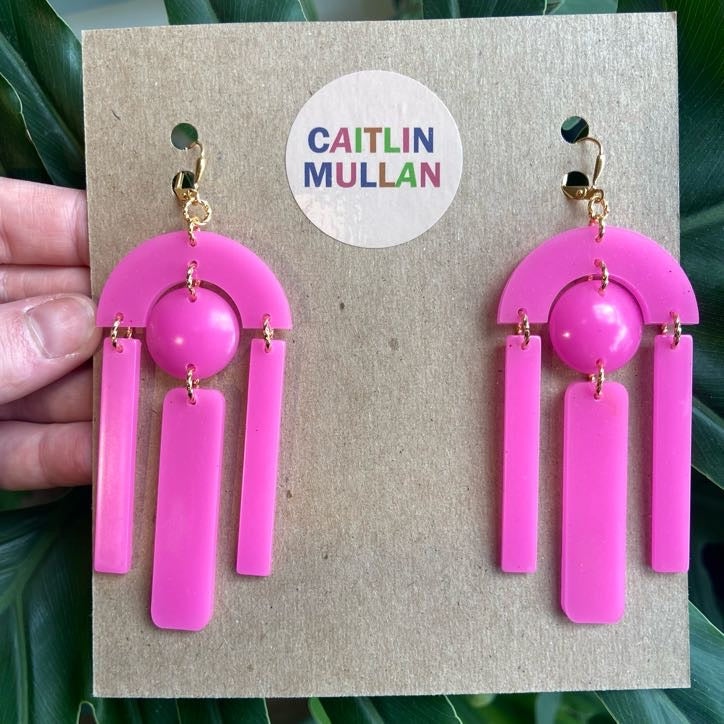 Pink Galleria Earrings