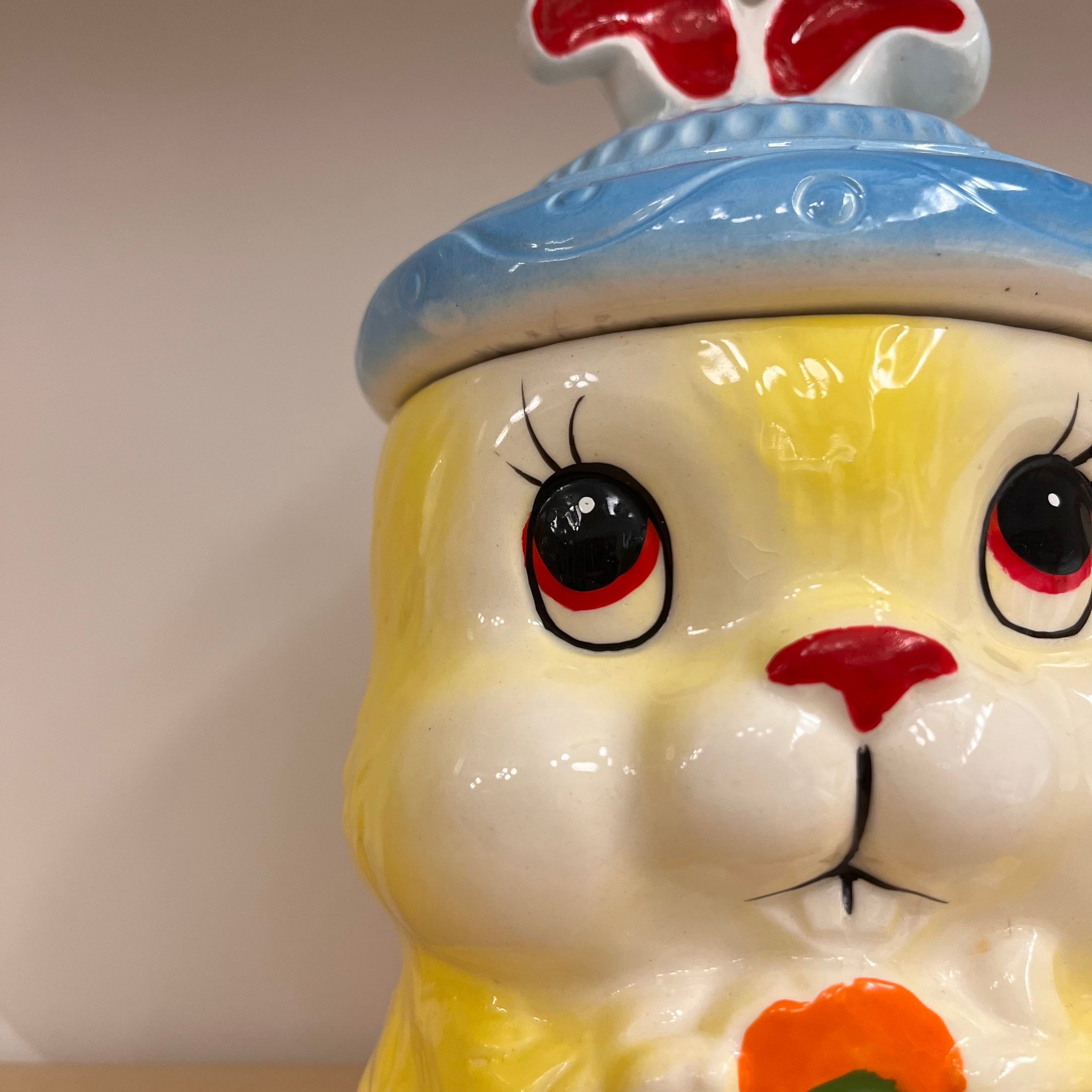Yellow Bunny Cookie Jar