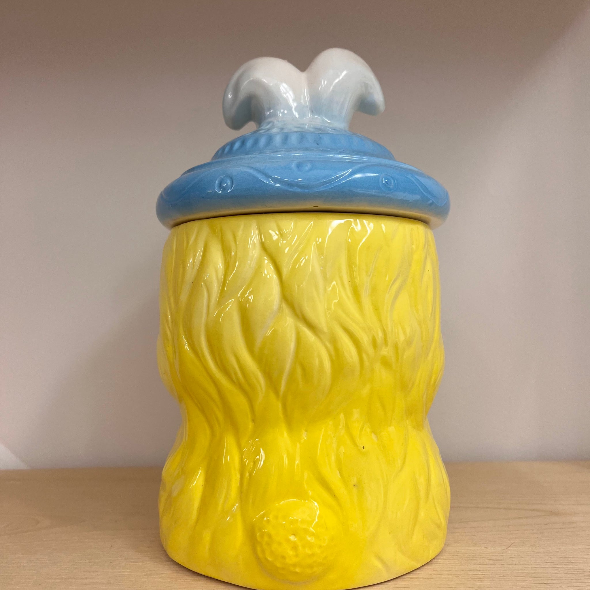 Yellow Bunny Cookie Jar