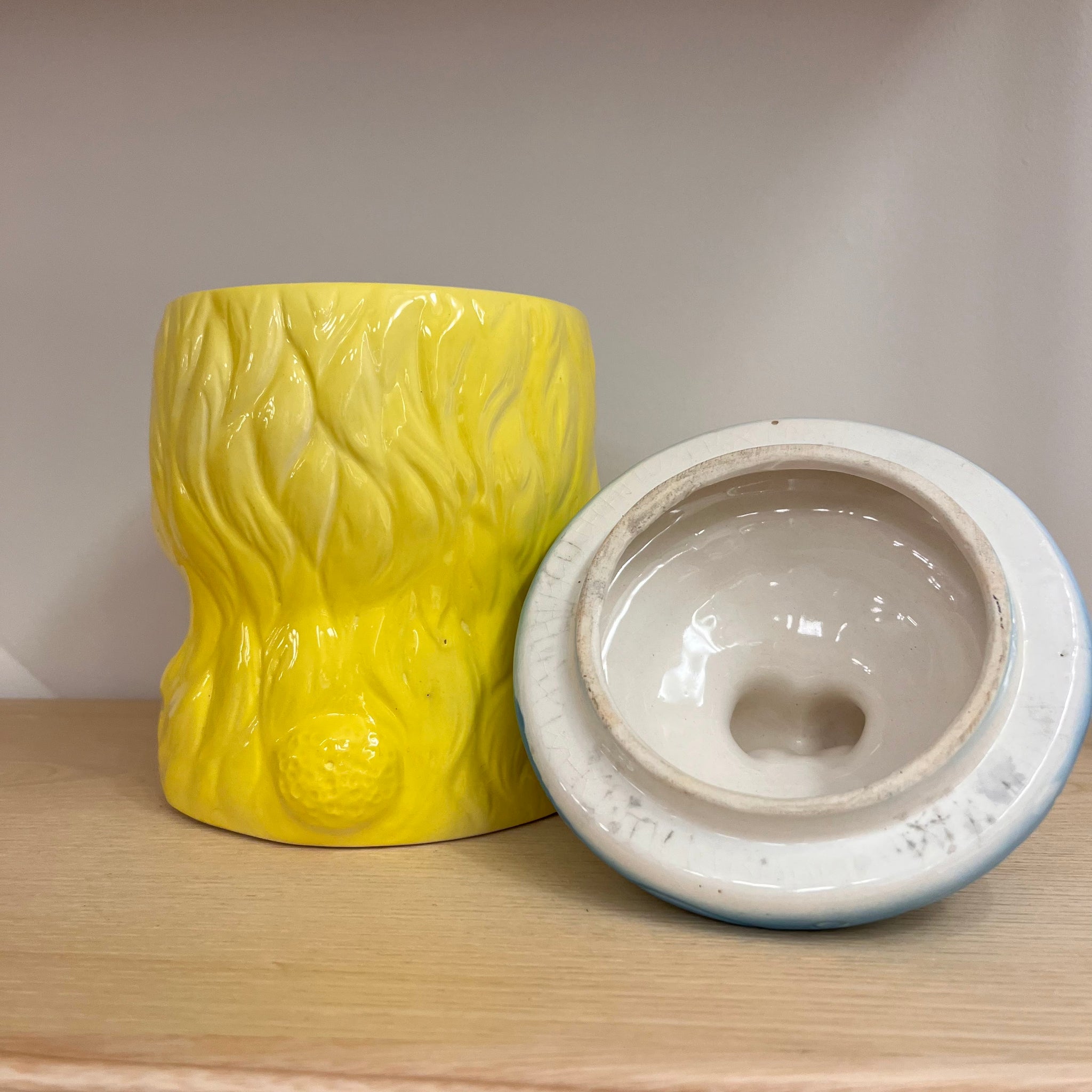 Yellow Bunny Cookie Jar