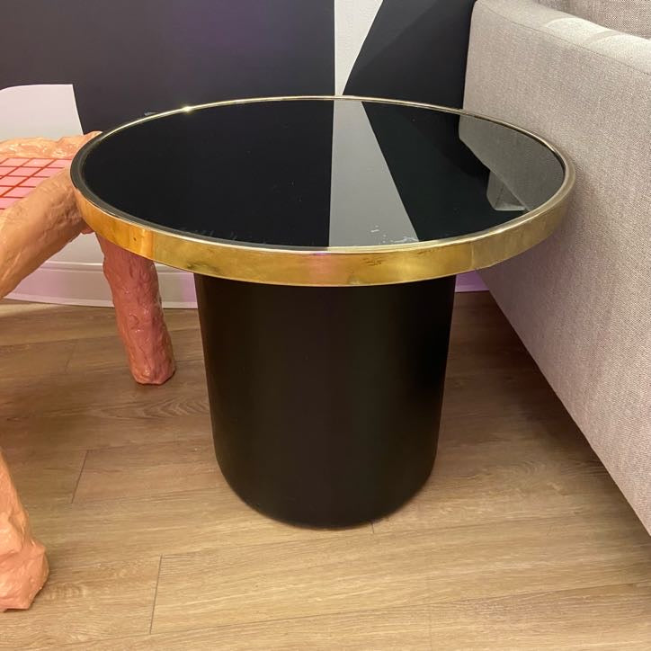 Smoked Glass Side Table