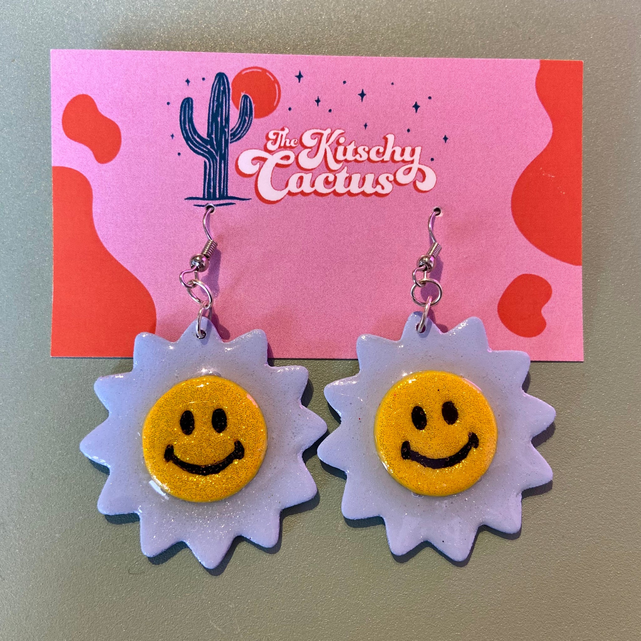 Smiley Sun Earrings