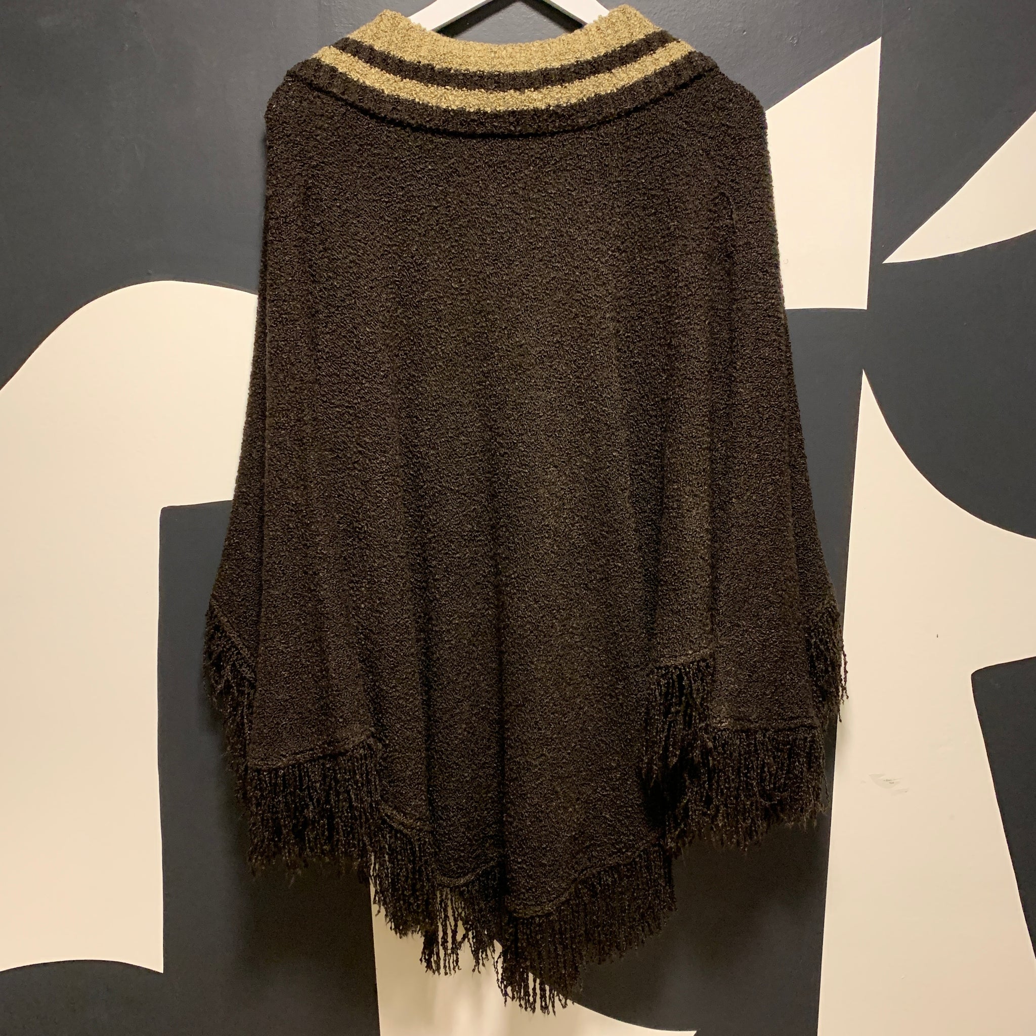 Brown Floral Shawl | M-XL