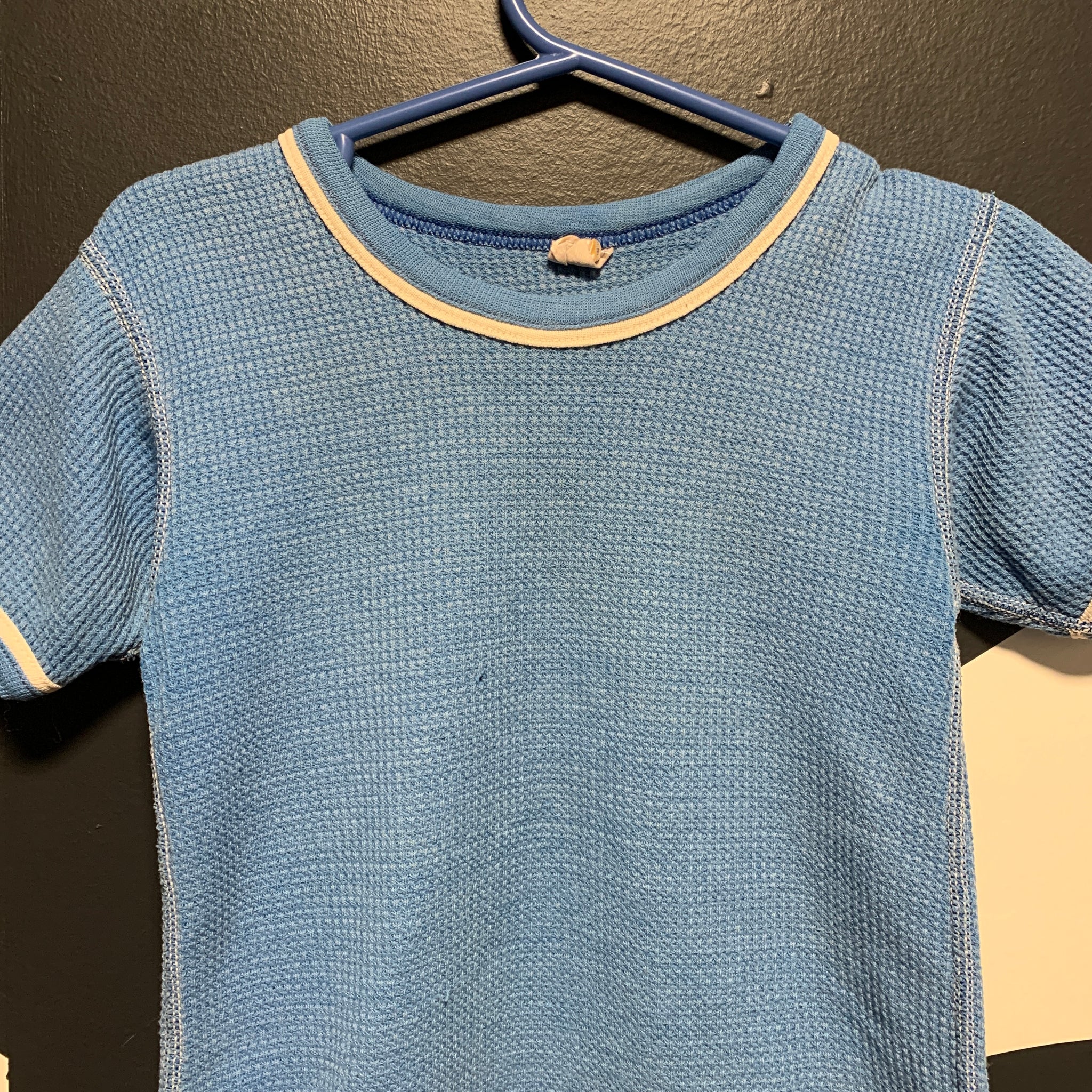 Kids Sky Blue Waffle Knit | 4-6
