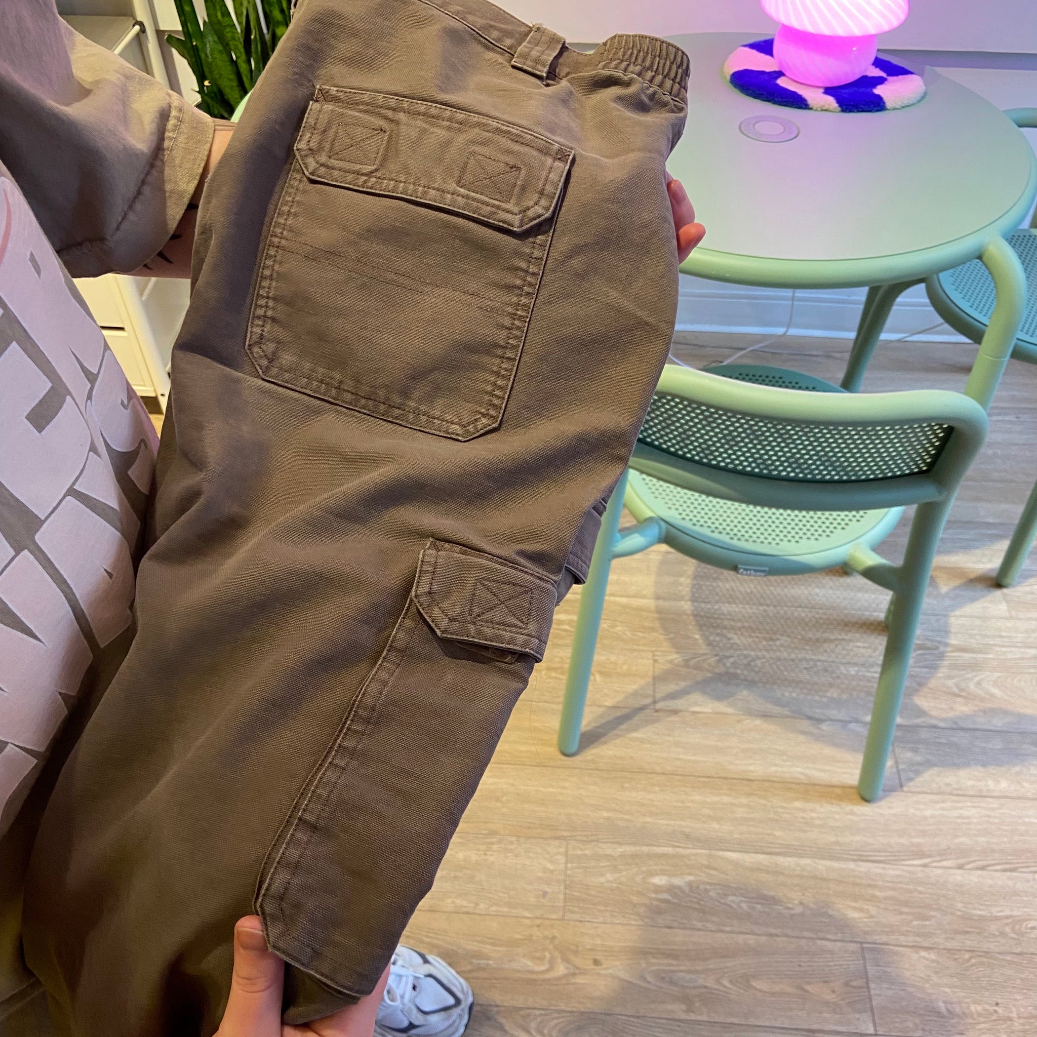 Camel Cargo Pants - 38/36