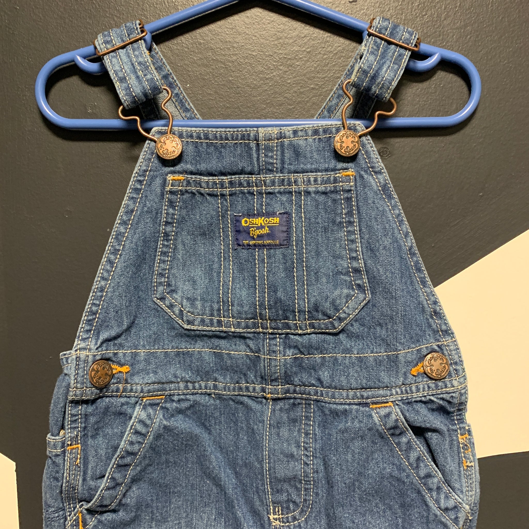 OshKosh B'gosh Denim Overalls | 12-24M