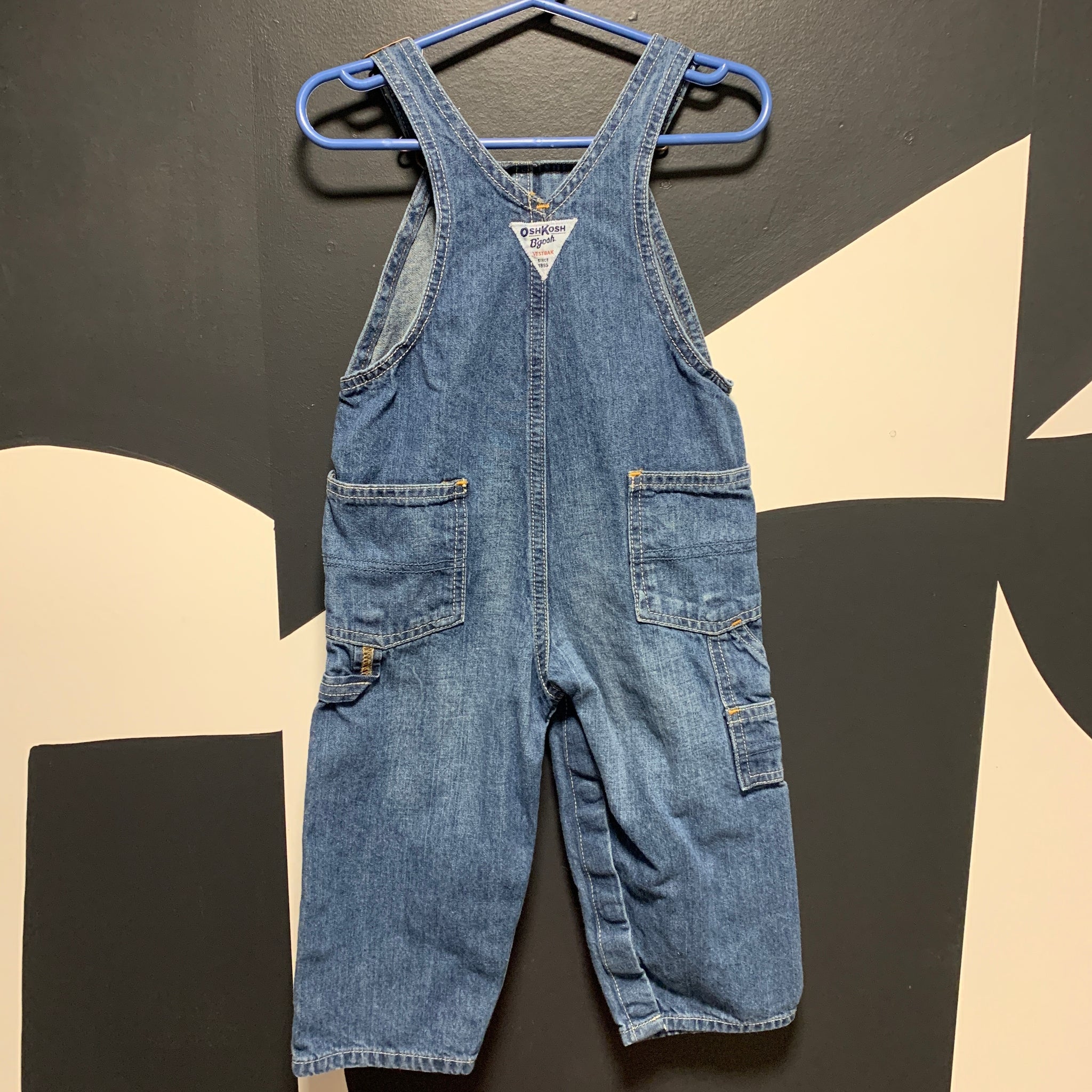 OshKosh B'gosh Denim Overalls | 12-24M