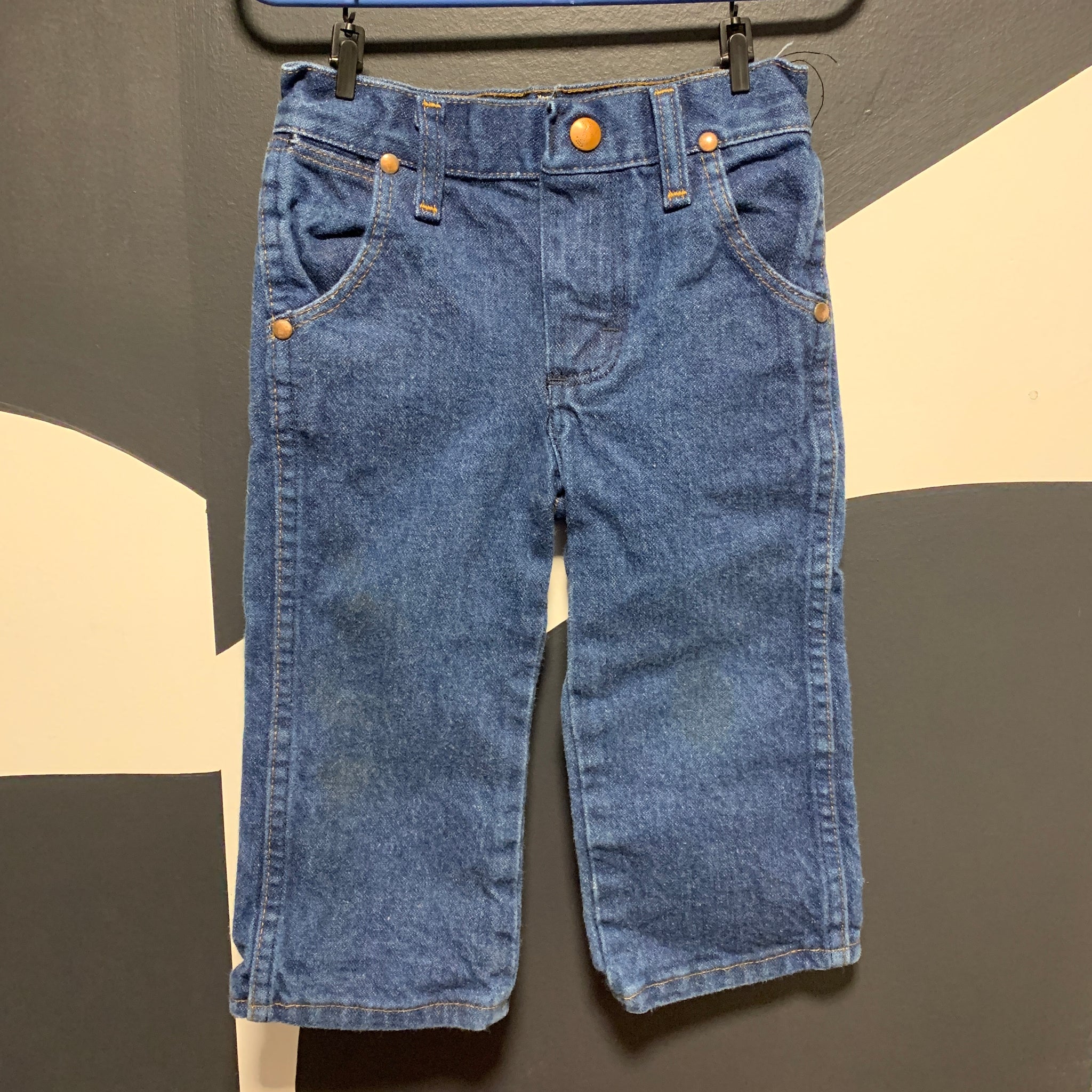 Children's Dark Wash Wranglers  | 12- 2