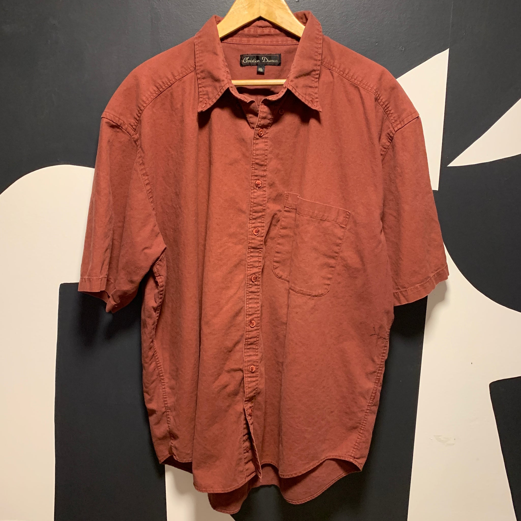 Maroon Button Up | XL/ 2XL