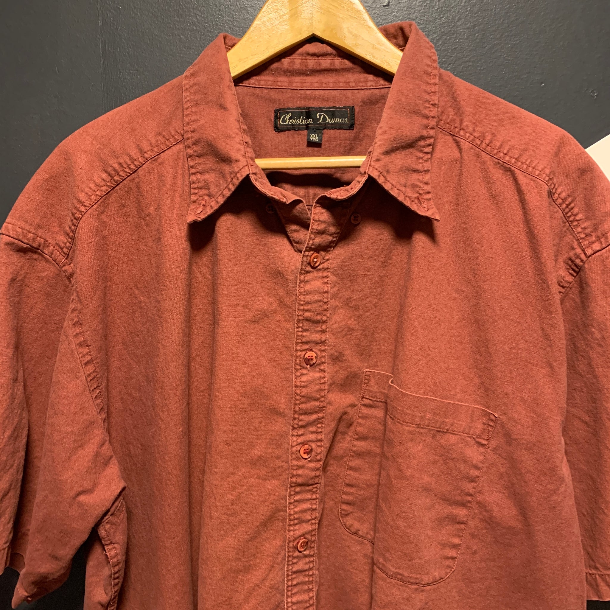 Maroon Button Up | XL/ 2XL