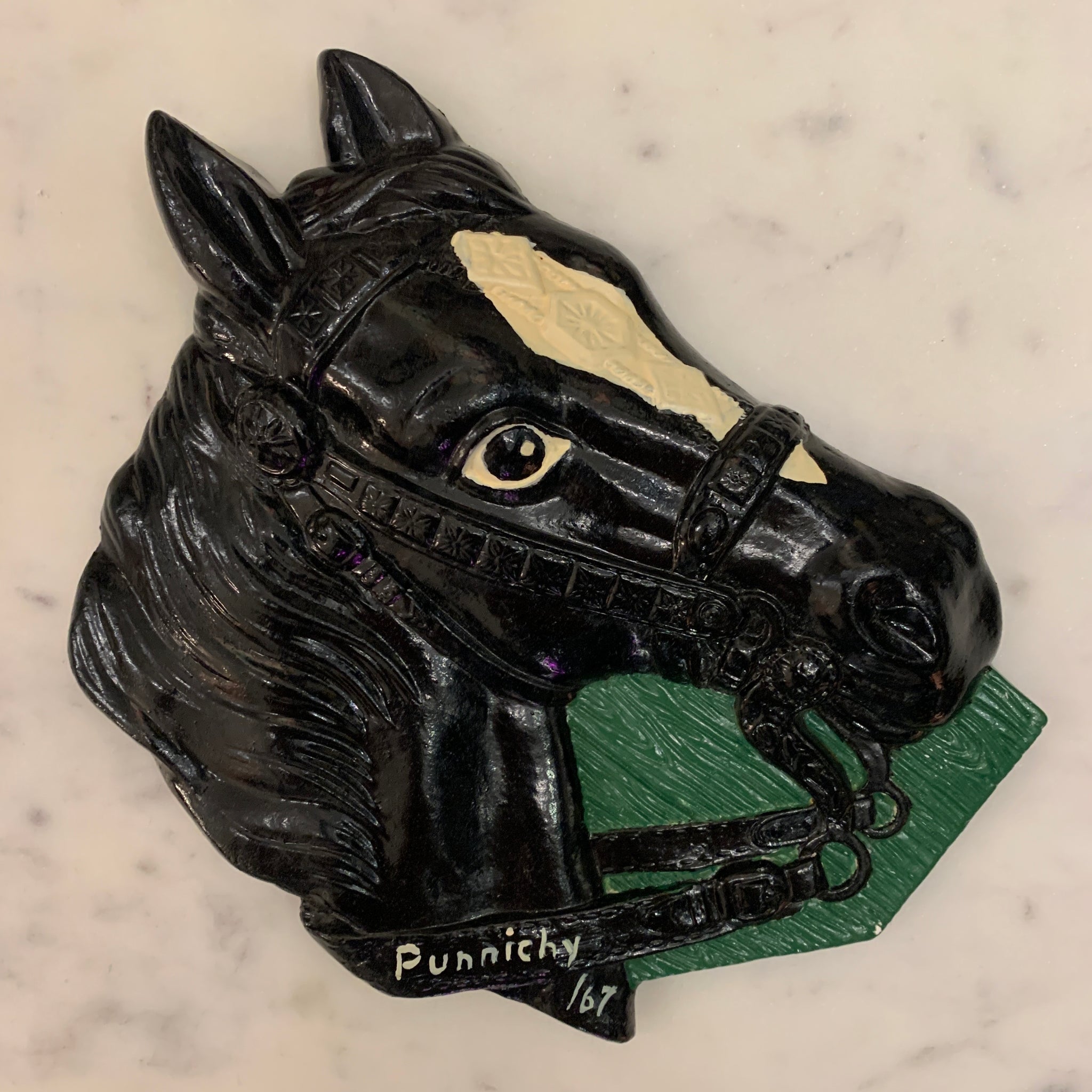 1967 Horse Ceramic Wall Hangings