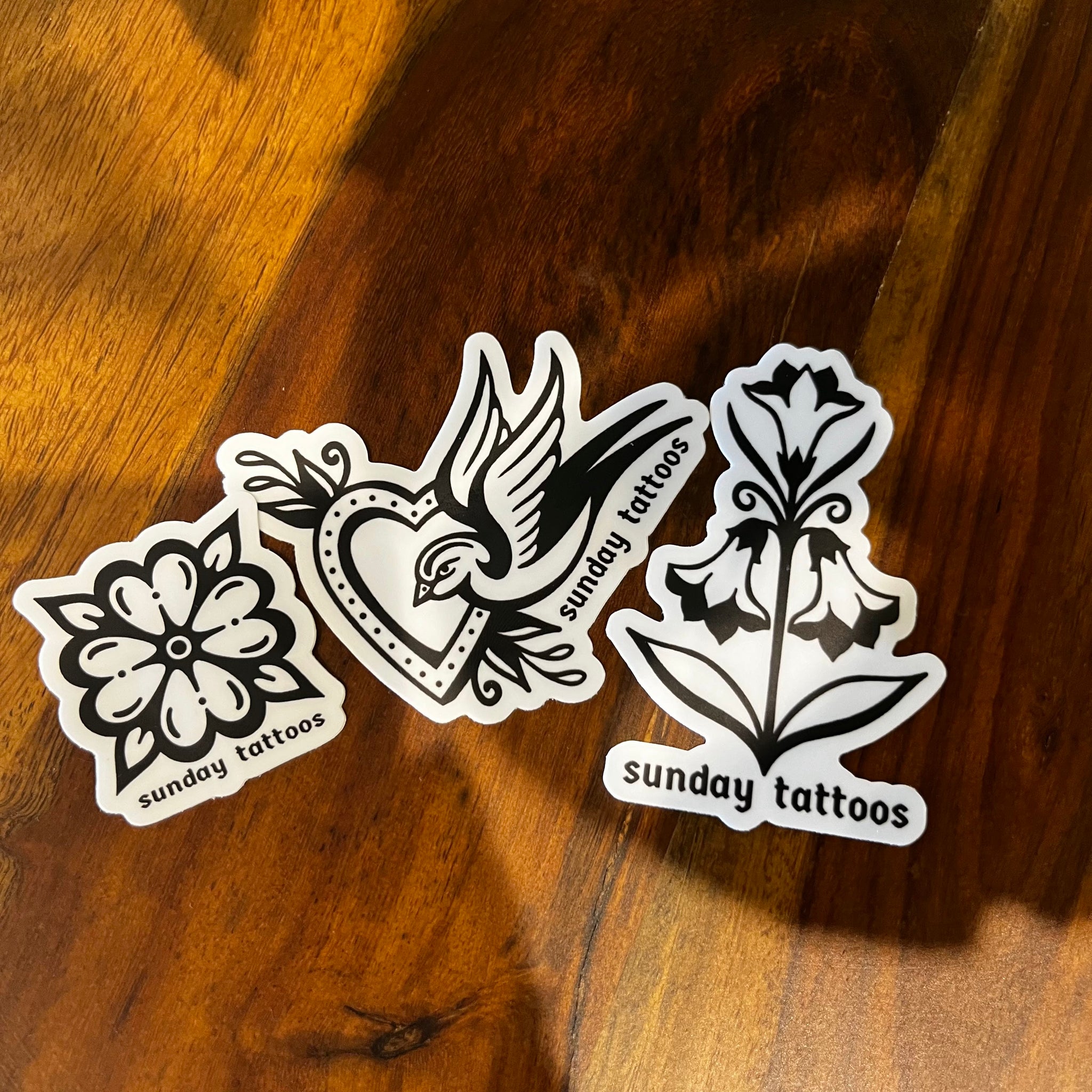 Sunday Tattoos Sticker Pack